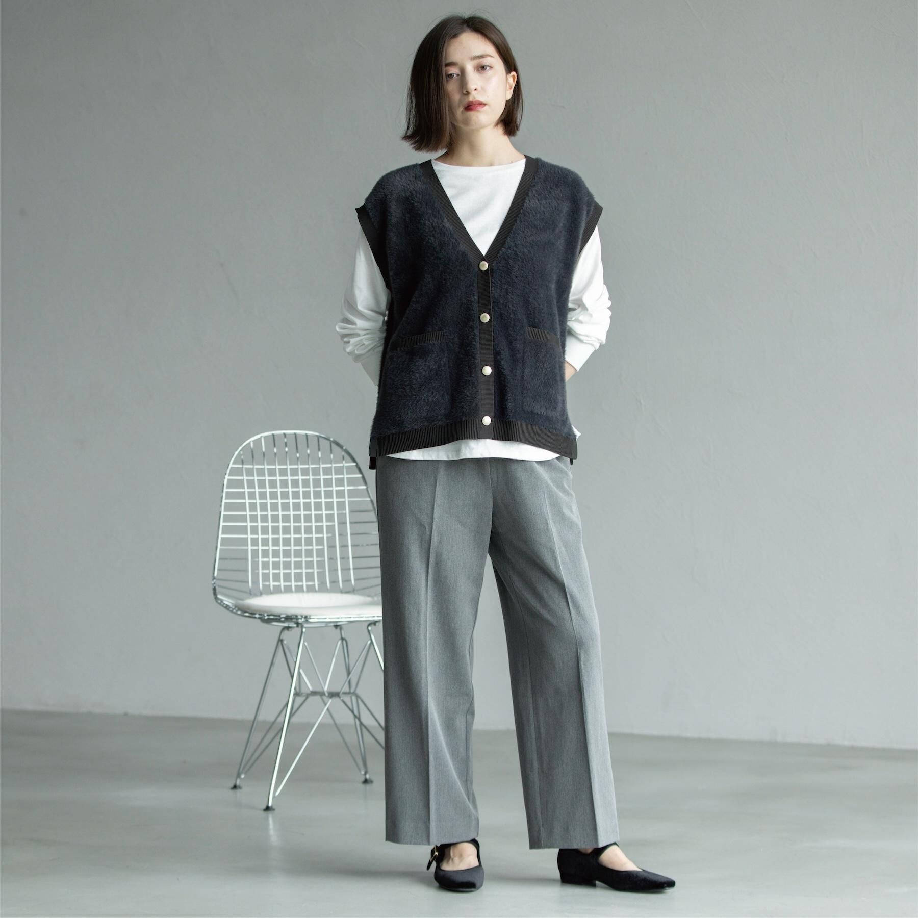 OPAQUE.CLIP「ウォームタッチ イージーワイドパンツ【洗濯機洗OK/ストレッチ】≪SS～LL≫」|その他|