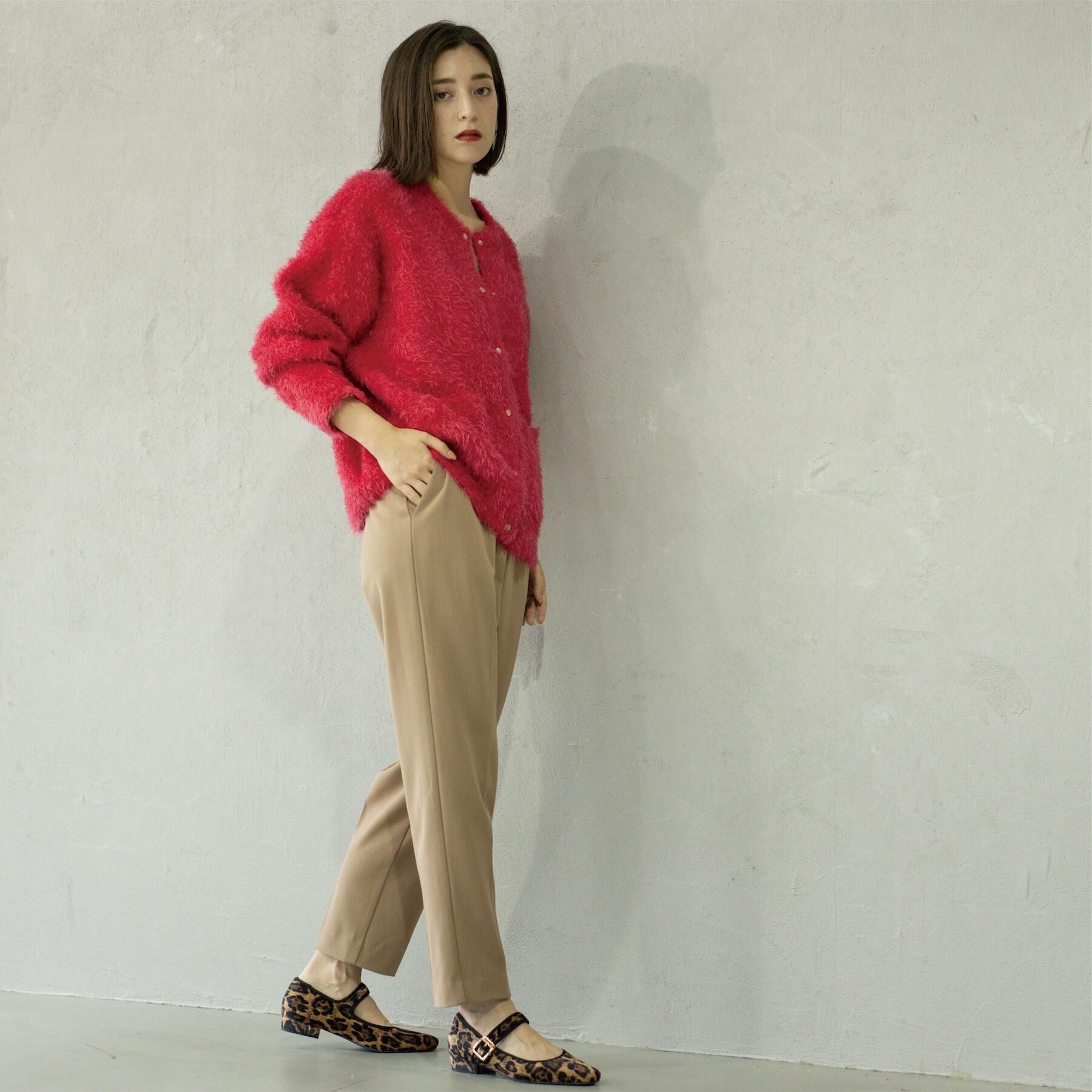 OPAQUE.CLIP「シャギーミドルカーディガン【洗濯機OK】《6col》」|カーディガン|