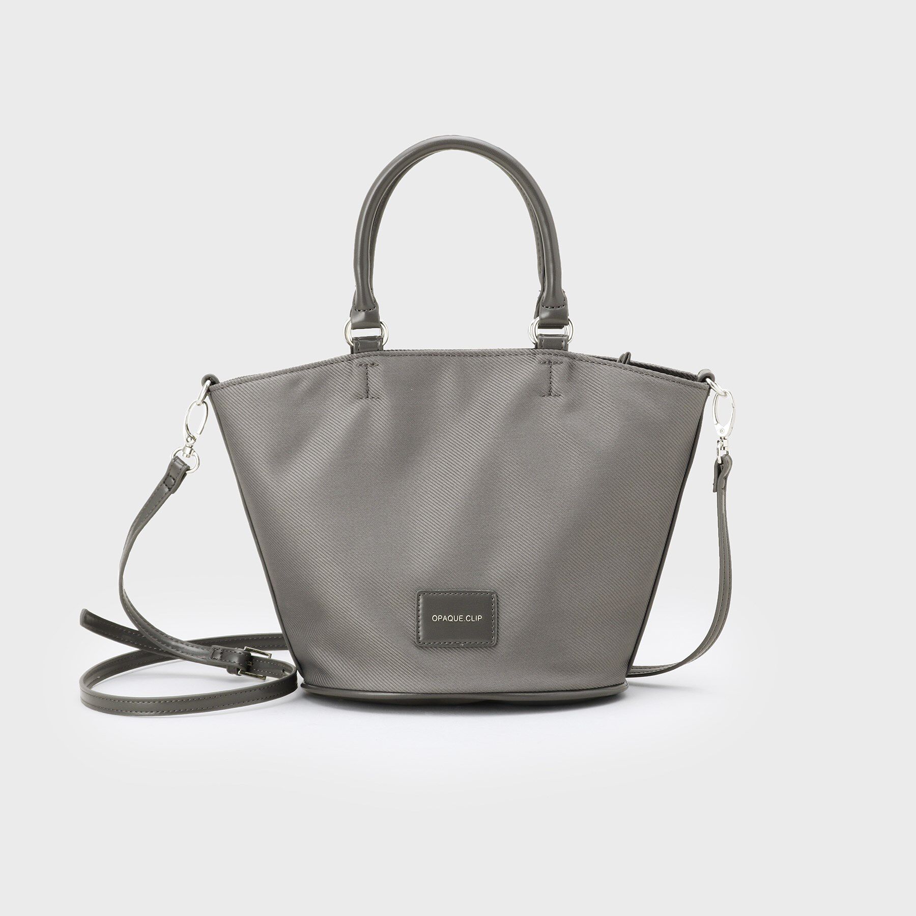 OPAQUE.CLIP「【マルチWAY】ミニショルダーとしても使える！バッグインポーチ付きミドルトートバッグ」|トートバッグ|