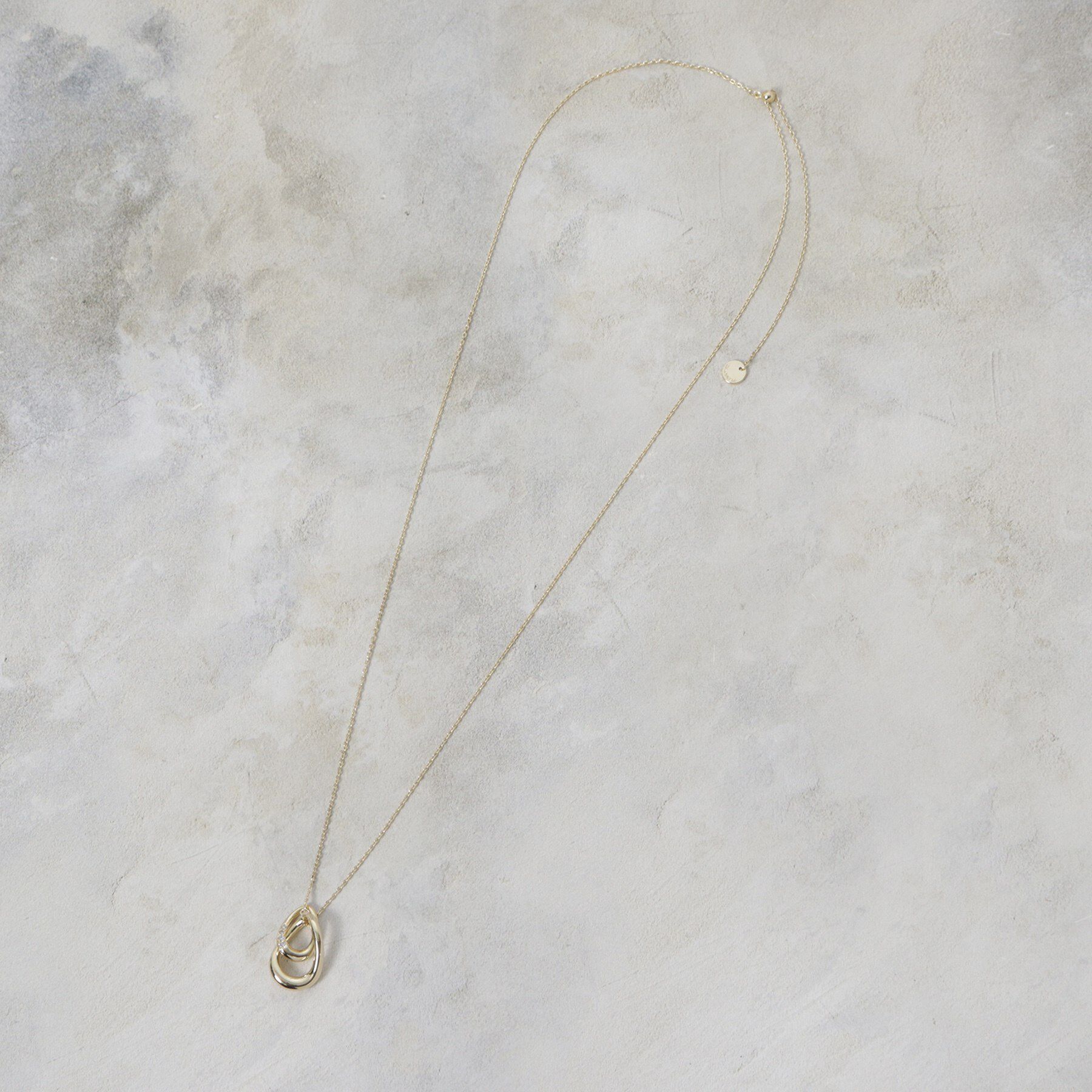 OPAQUE.CLIP「メタルドロップスライドネックレス」|ネックレス|