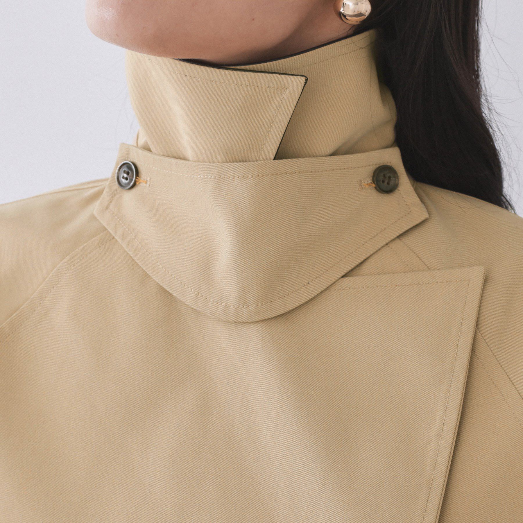 OPAQUE.CLIP「ショートトレンチコート【洗える】」|トレンチコート|