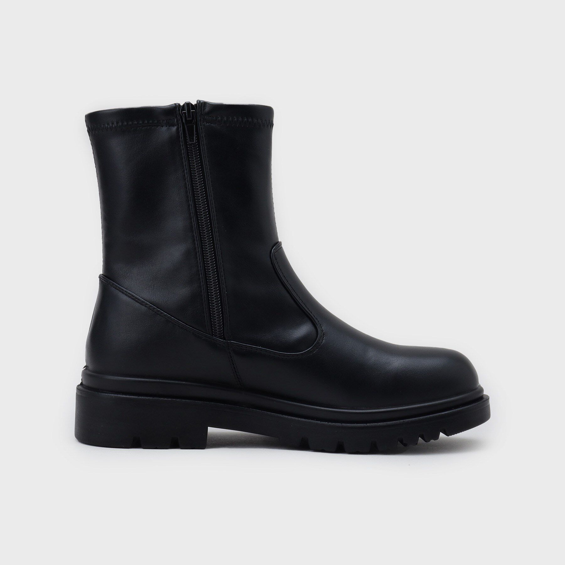 OPAQUE.CLIP「【生活防水】厚底タンクソールストレッチブーツ」|ショートブーツ|