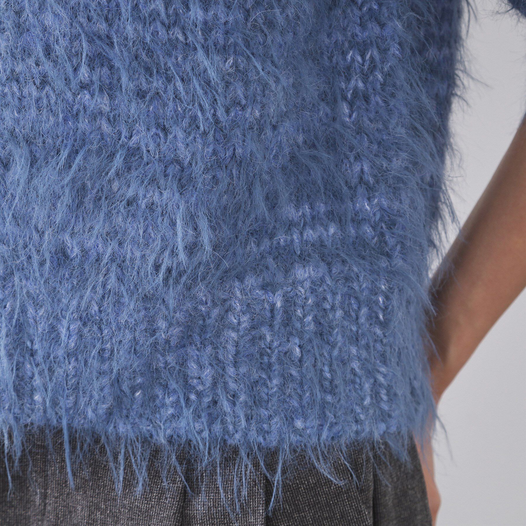 OPAQUE.CLIP「フェザーヤーンニット【洗濯機OK/抗ピル】」|ニット・セーター|