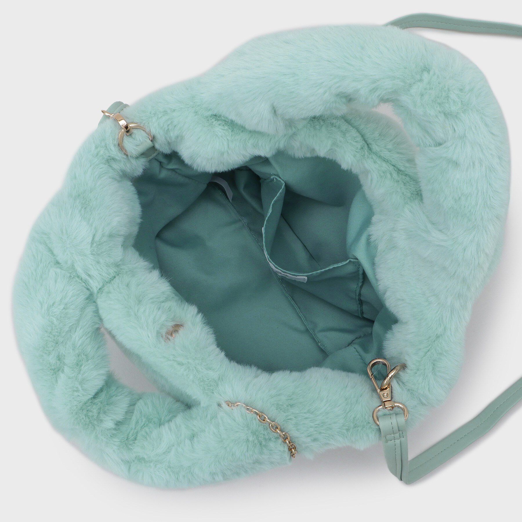 OPAQUE.CLIP「【2WAY】フェイクファーミドルトートバッグ」|トートバッグ|