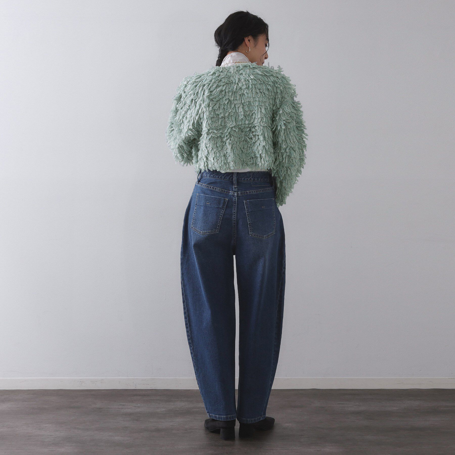 OPAQUE.CLIP「ループヤーンニットカーディガン」|カーディガン|