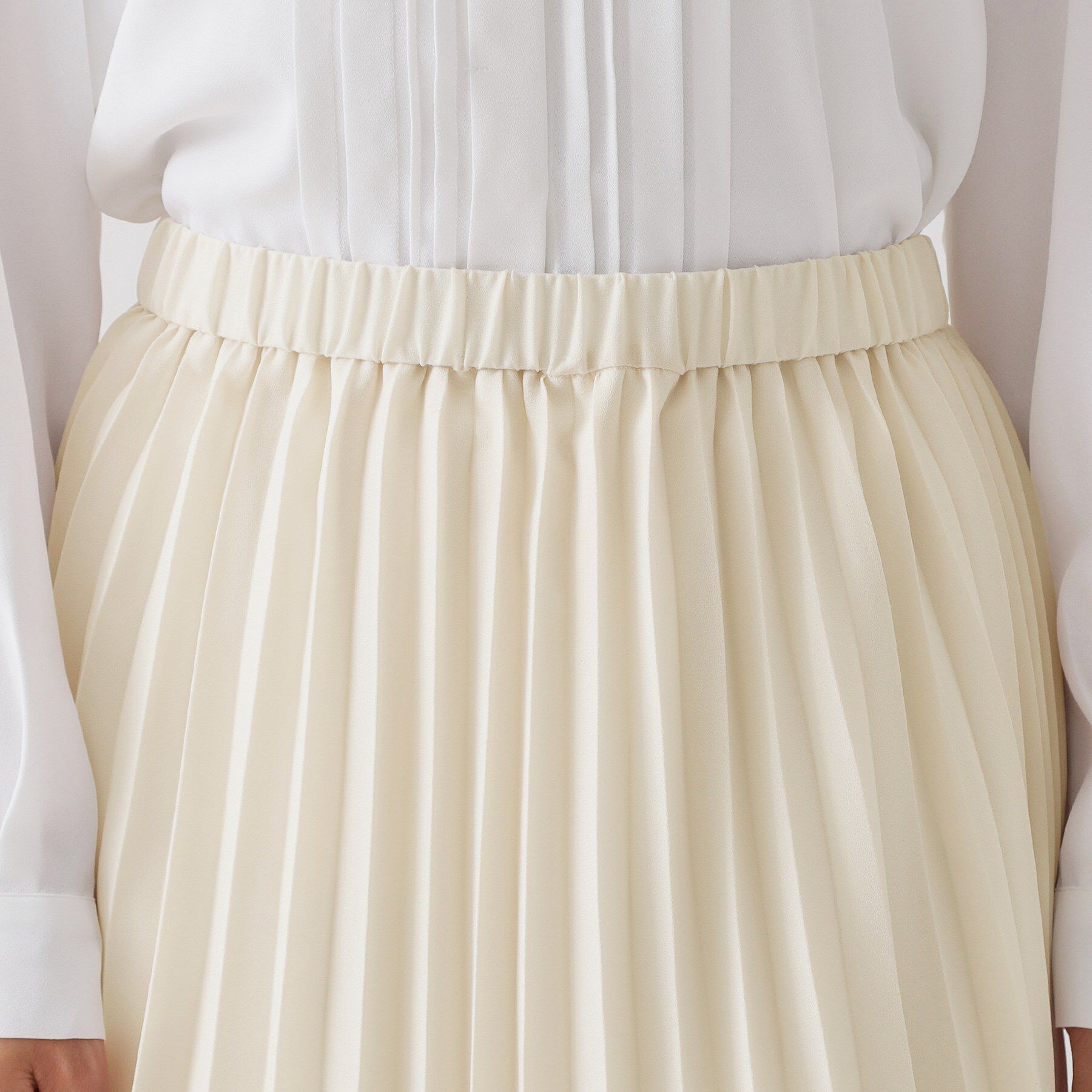 OPAQUE.CLIP「《通勤対応》プリーツスカート【洗濯機OK】」|スカート|