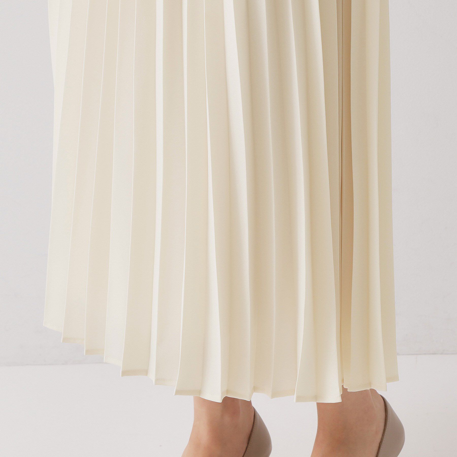 OPAQUE.CLIP「《通勤対応》プリーツスカート【洗濯機OK】」|スカート|