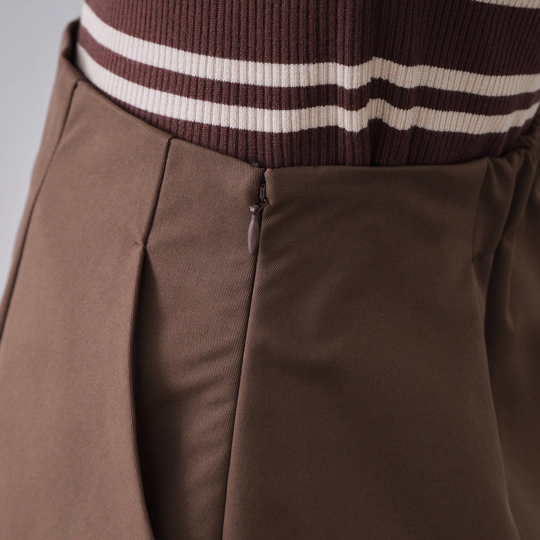 OPAQUE.CLIP「チュールドッキングデザインスカート【洗濯機OK】」|スカート|