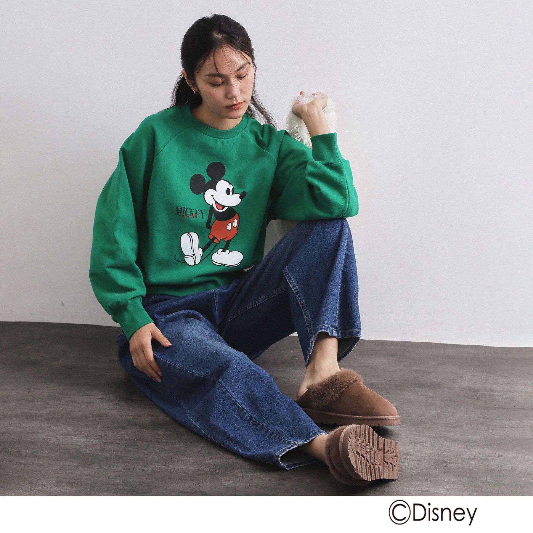 OPAQUE.CLIP「《Mickey Mouse》プリントアソートスウェット【洗濯機OK】」|パーカー|