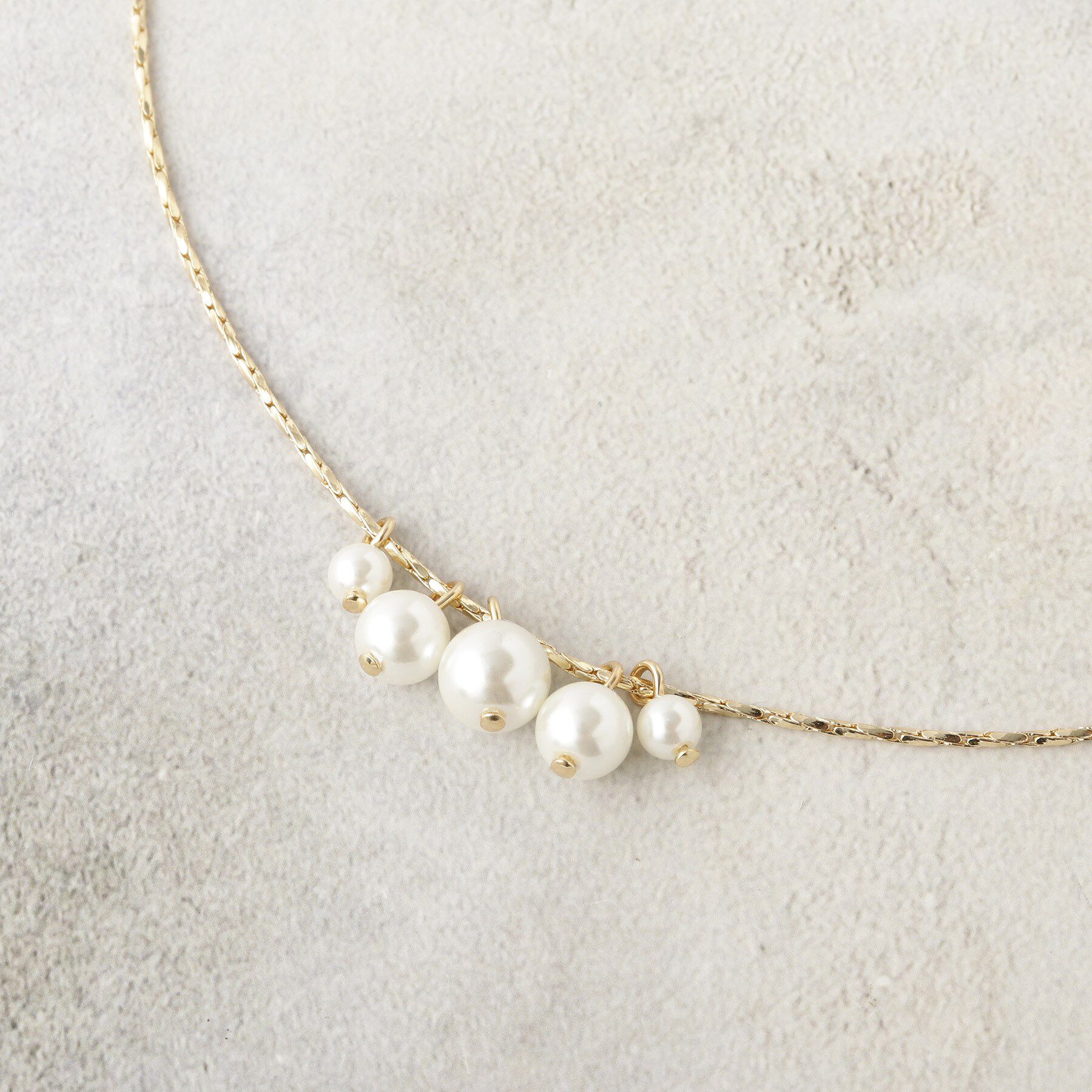 OPAQUE.CLIP「2WAYフェイクパールスライドネックレス」|ネックレス|