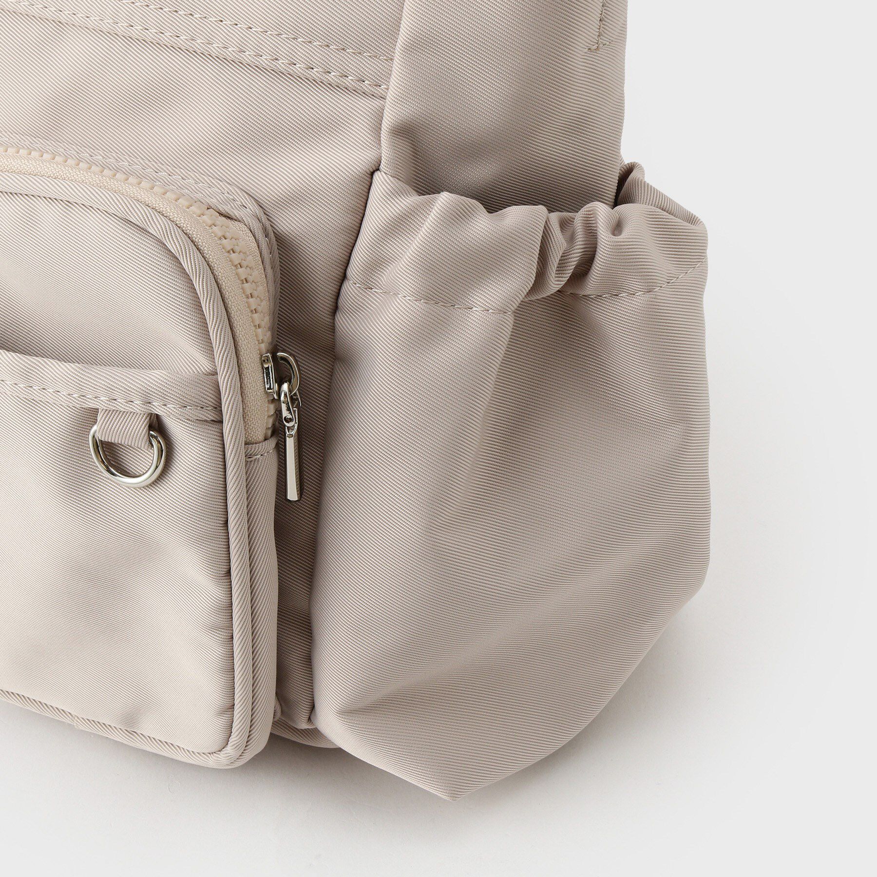 OPAQUE.CLIP「フロントWポケット3層デザインミドルトートバッグ【2WAY／マルチポケット】」|トートバッグ|