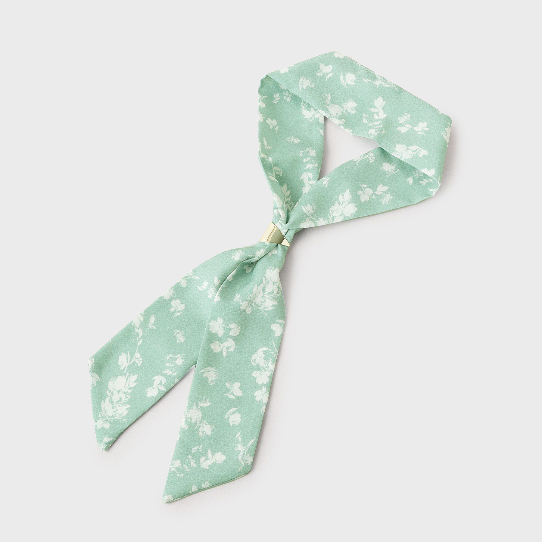 OPAQUE.CLIP「【スカーフリング付き】柄アソートスカーフ」|バンダナ・スカーフ|ミントグリーン(22