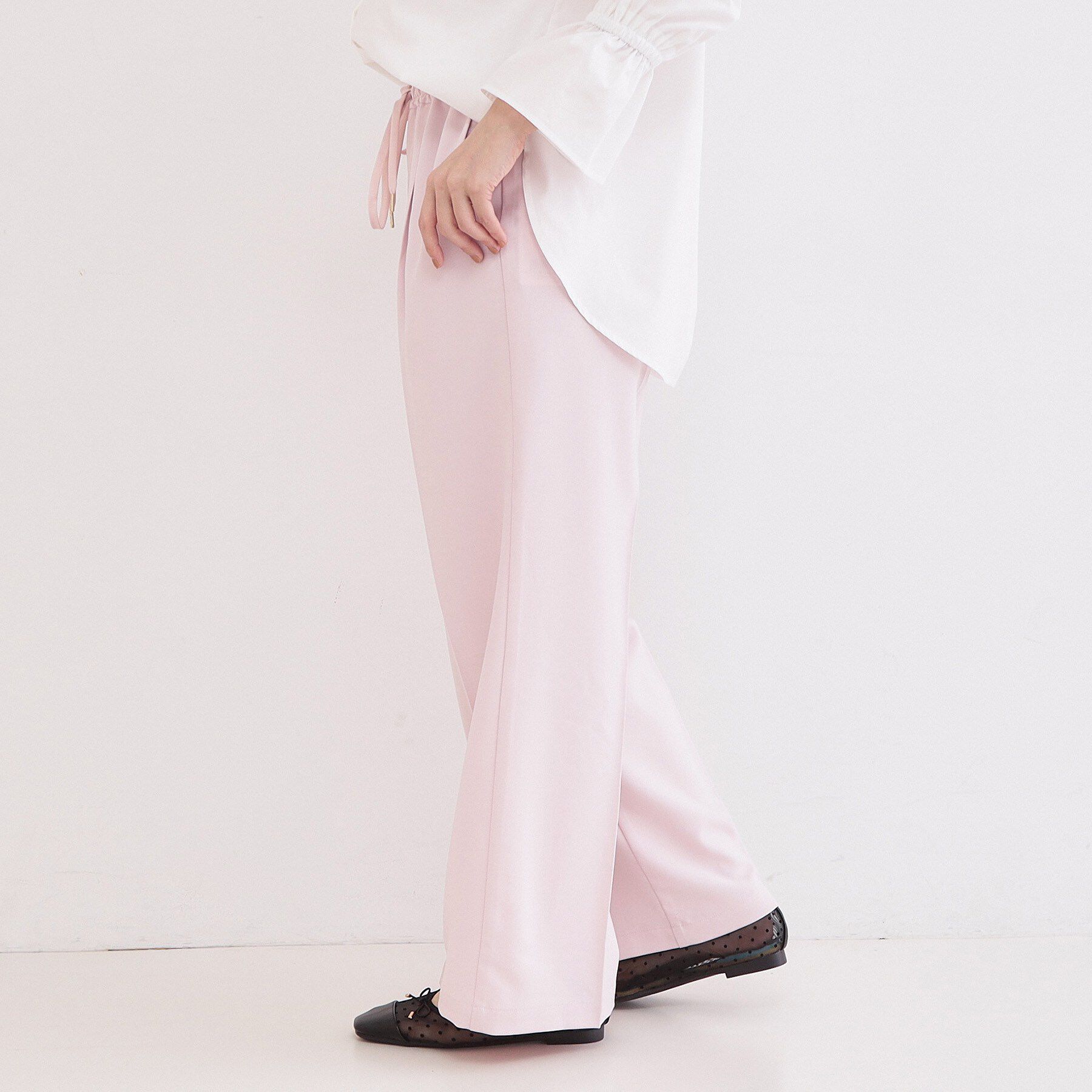 OPAQUE.CLIP「美脚ストレッチイージーワイドパンツ【洗濯機OK】」|その他|