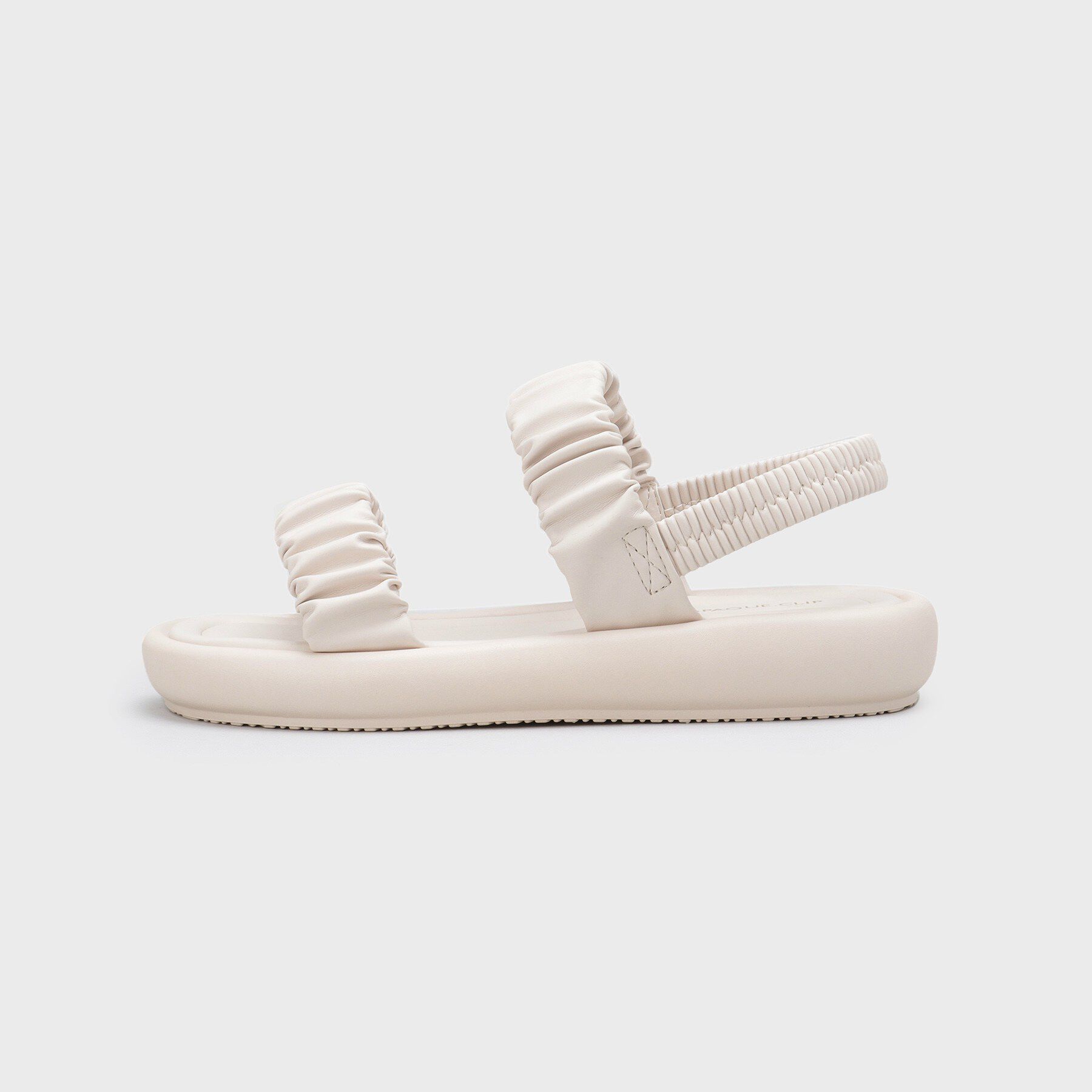 OPAQUE.CLIP「ギャザーベルトデザインサンダル」|サンダル|