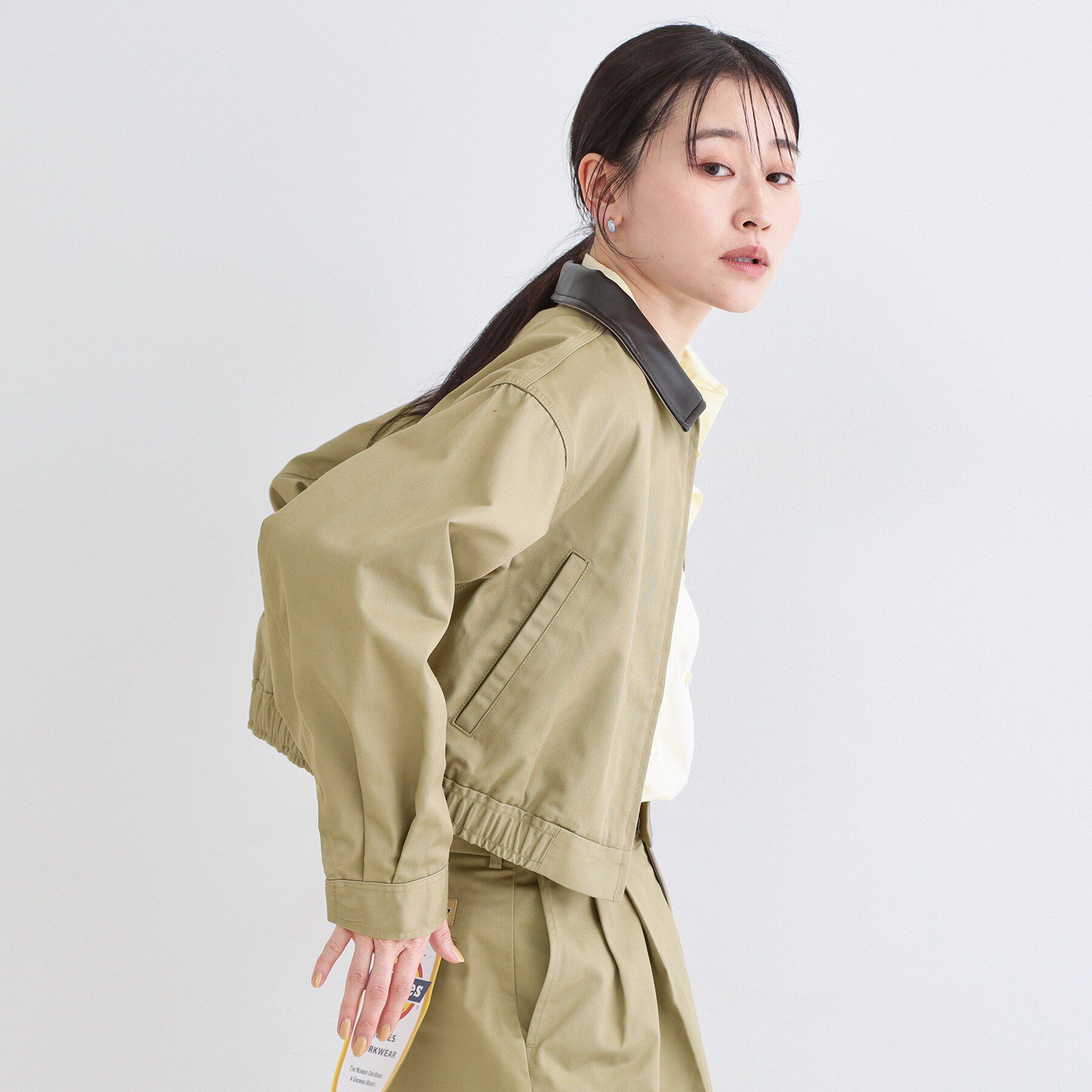 OPAQUE.CLIP「【Dickies(R)&times;OPAQUE.CLIP】ステンカラーブルゾン」|ブルゾン・スタジャン|