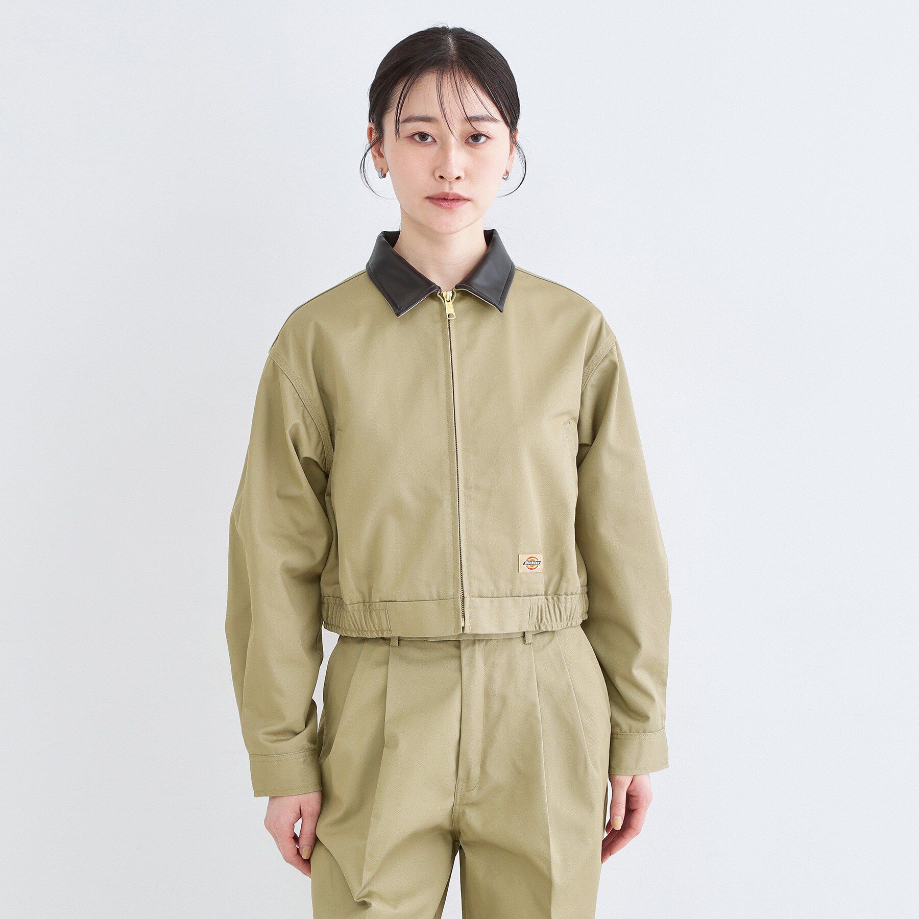 OPAQUE.CLIP「【Dickies(R)&times;OPAQUE.CLIP】ステンカラーブルゾン」|ブルゾン・スタジャン|