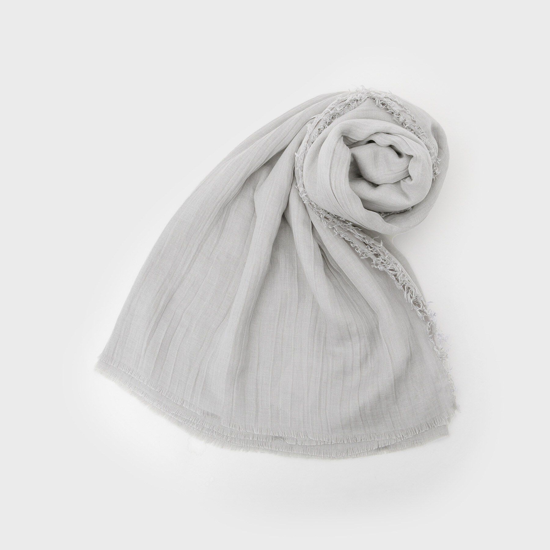 OPAQUE.CLIP「大判シアーストール」|ストール|グレー(012)