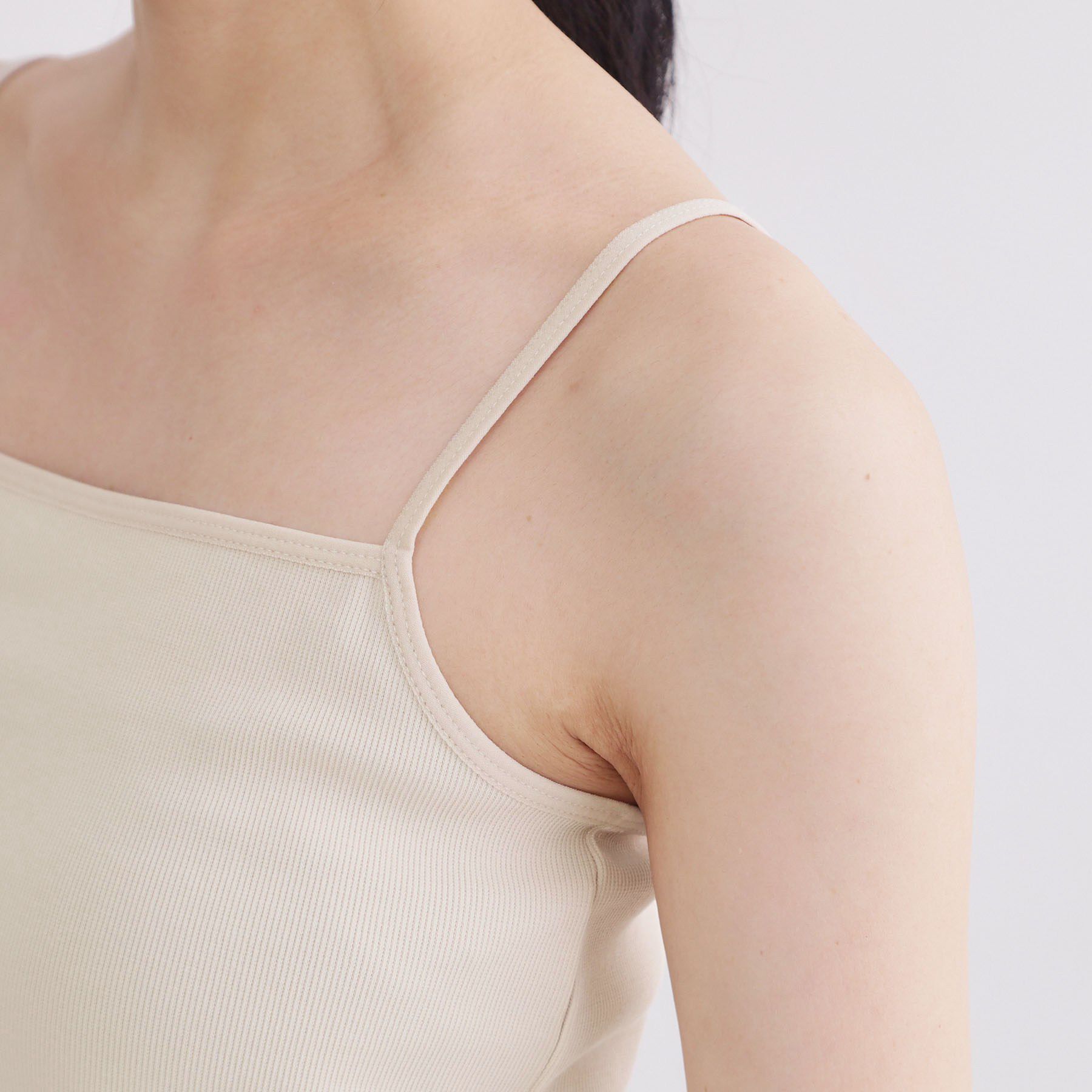 OPAQUE.CLIP「ベーシックリブキャミソール【洗濯機OK】」|キャミソール|