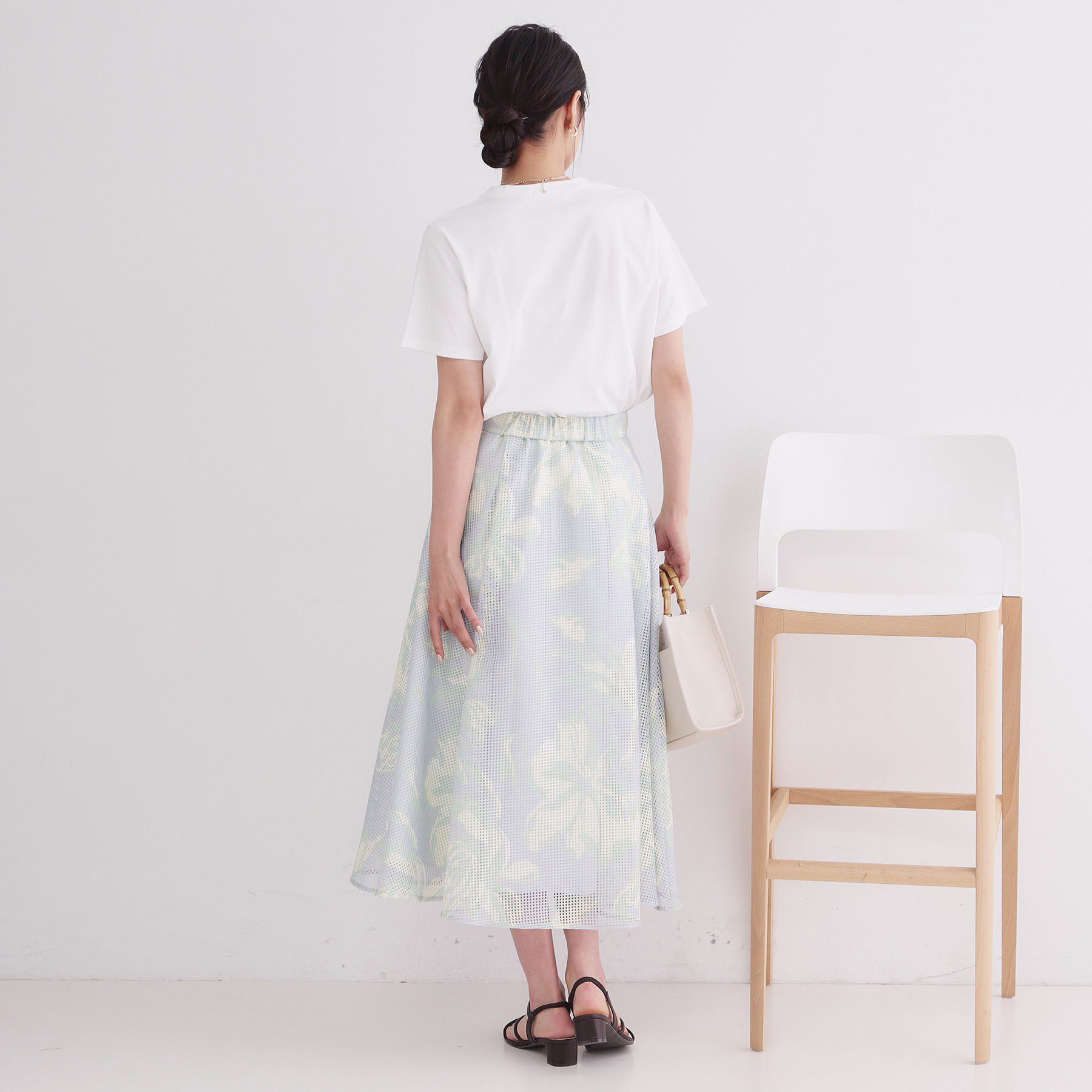 OPAQUE.CLIP「ロゴプリント刺繍アソートTシャツ【洗濯機OK】」|Tシャツ・カットソー|