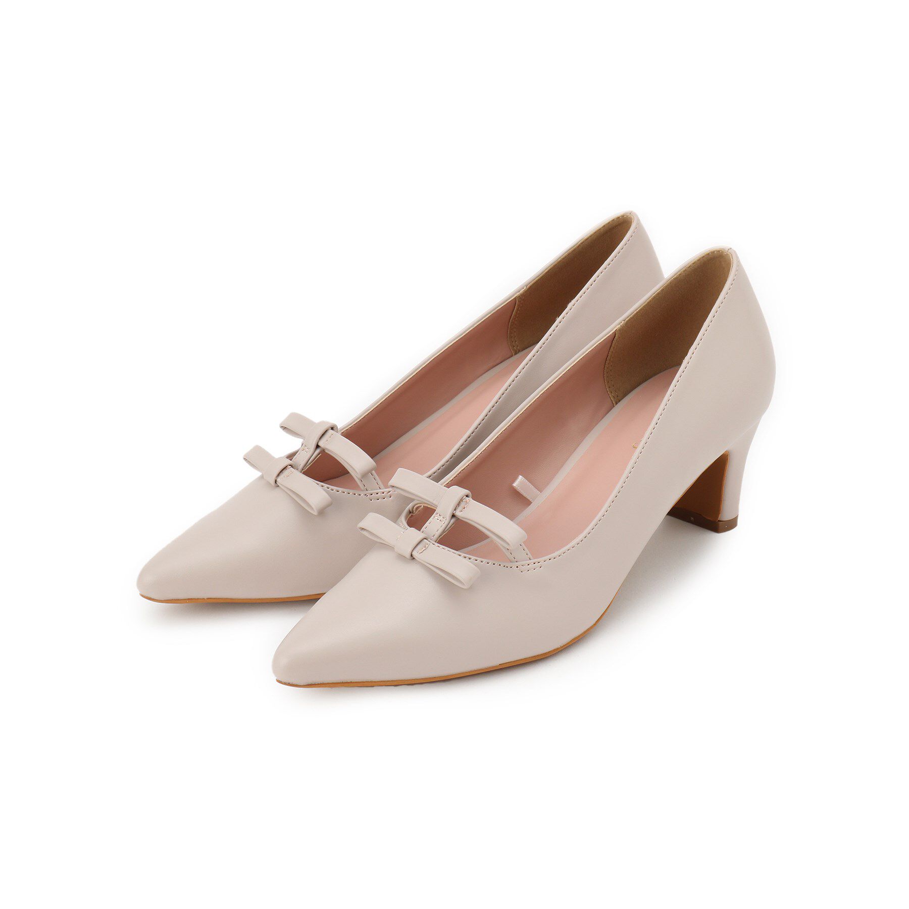 Couture broach「ダブルリボンパンプス」|パンプス|