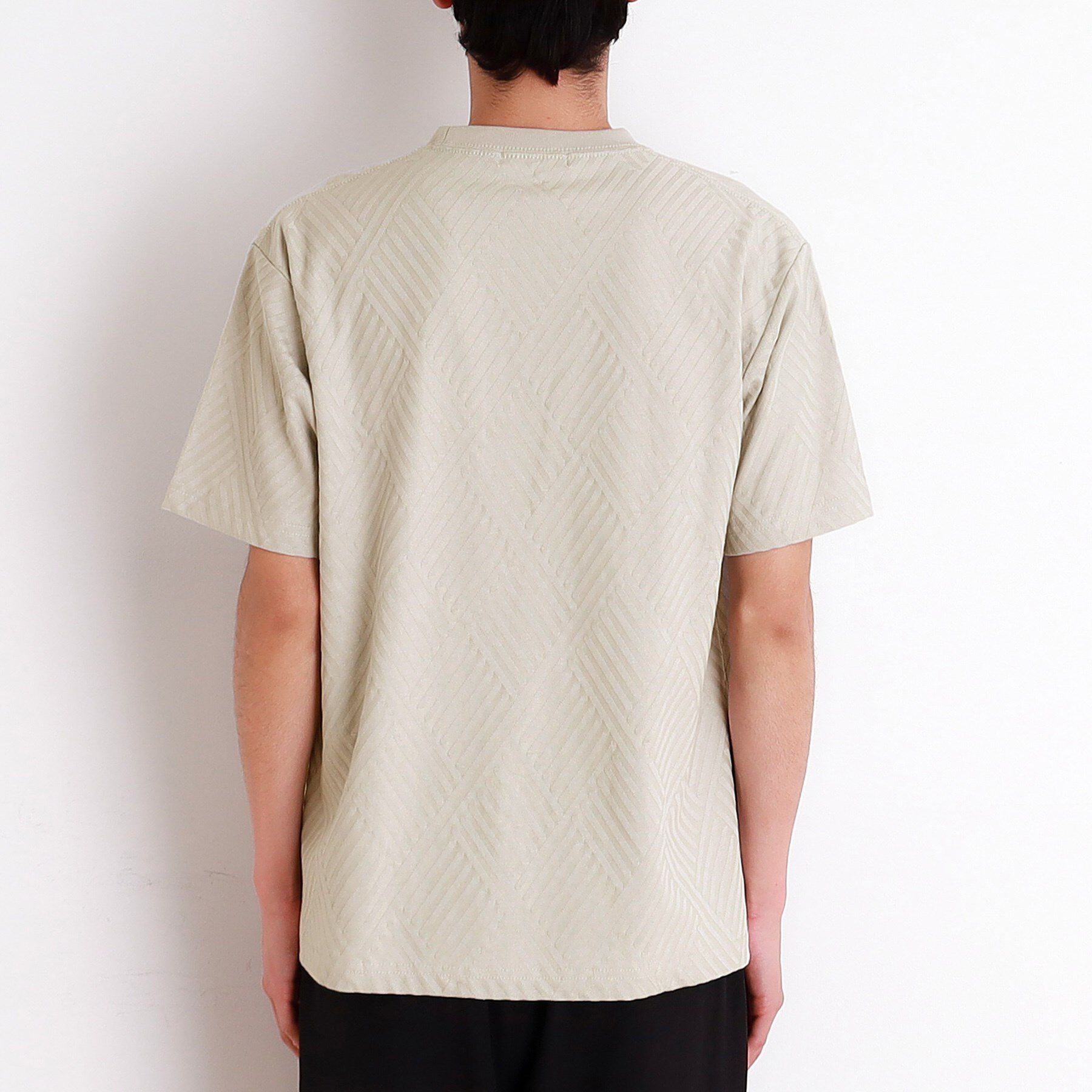 THE SHOP TK「リンクスジャカード半袖Ｔシャツ」|Tシャツ・カットソー|