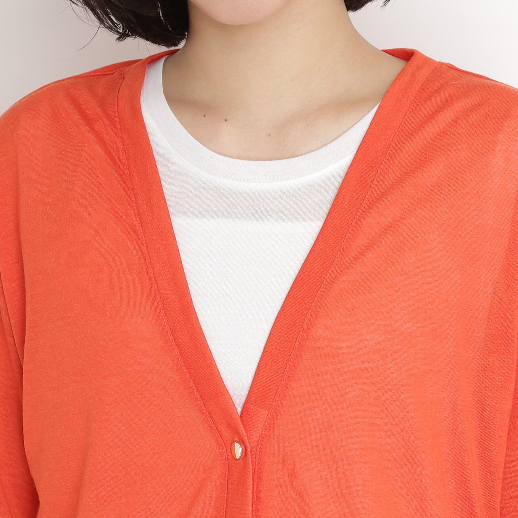 THE SHOP TK「シアーカーデ＆タンクトップ【セットアイテム/洗える】」|カーディガン|