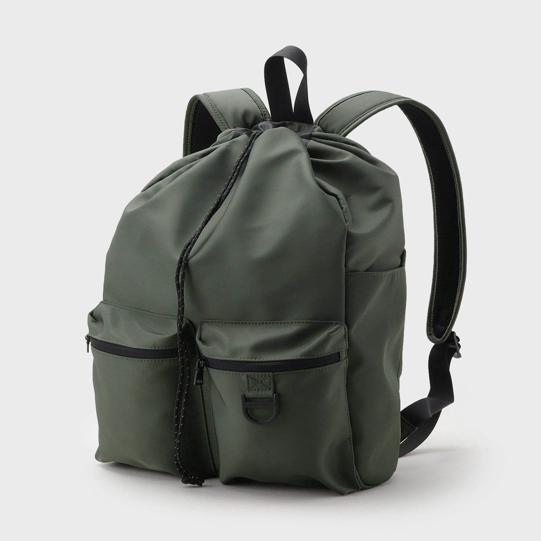 THE SHOP TK「ダブルポケット巾着バック ／ ナップサック」|リュック|