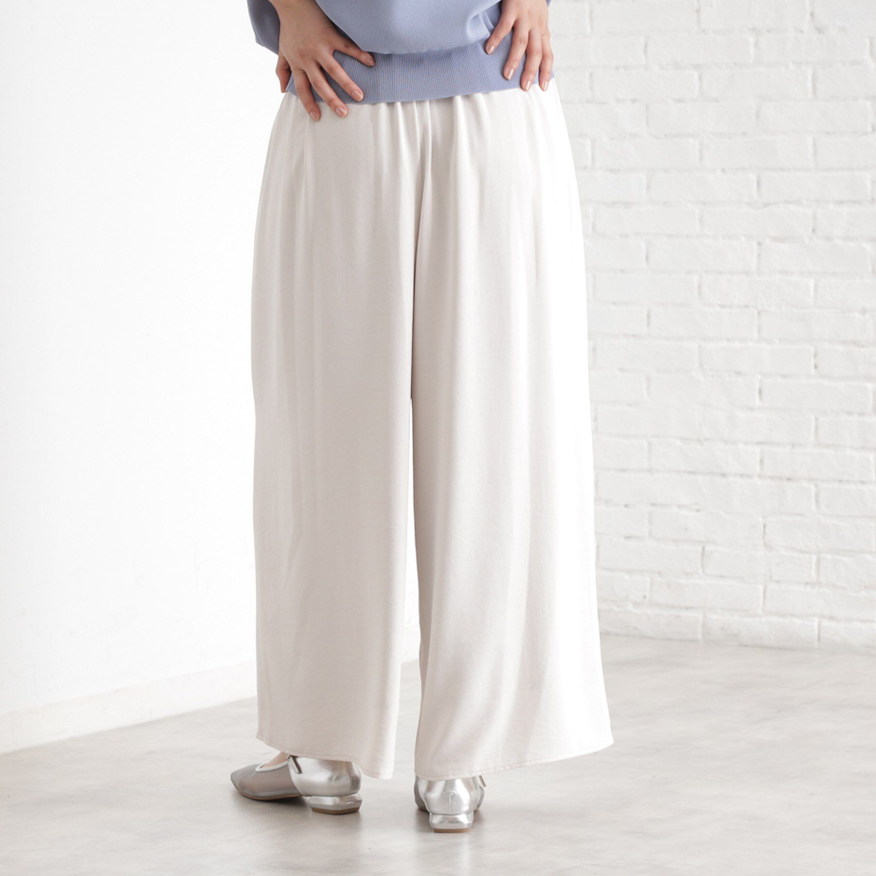 THE SHOP TK「タックワイドパンツ【UV/洗濯機OK/セットUP可】」|その他|