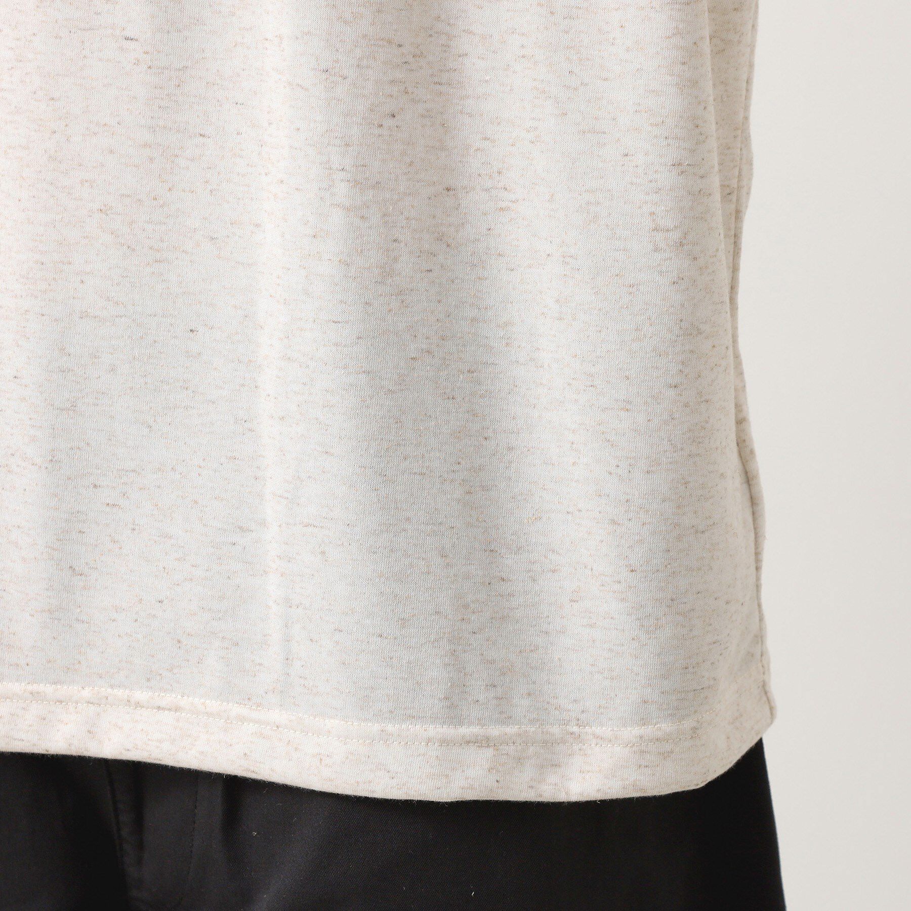 THE SHOP TK「ポリ麻刺繍半袖Tシャツ」|Tシャツ・カットソー|