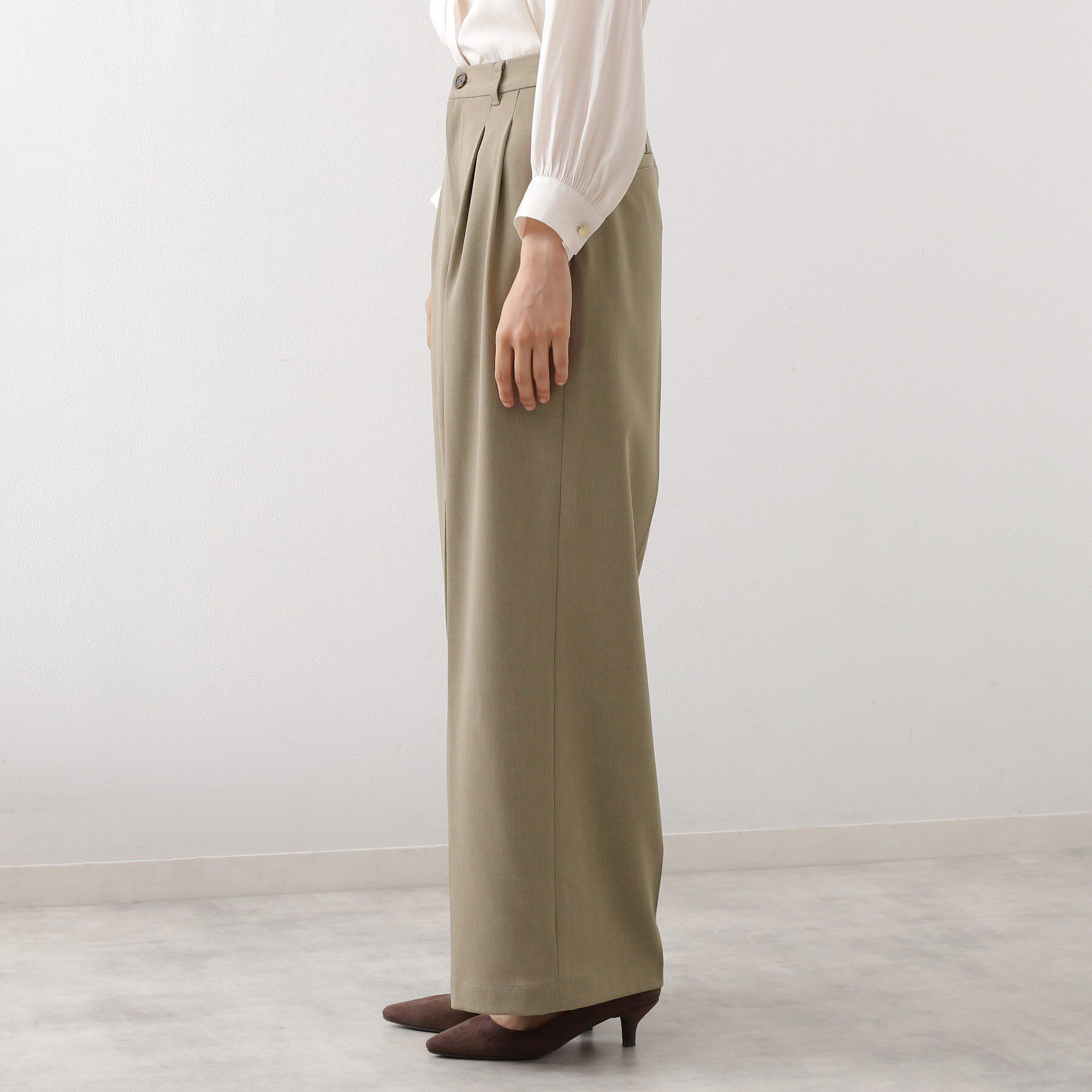 THE SHOP TK「【きれいめもカジュアルもお任せ】2タックワイドパンツ【セットアップ可】」|その他|