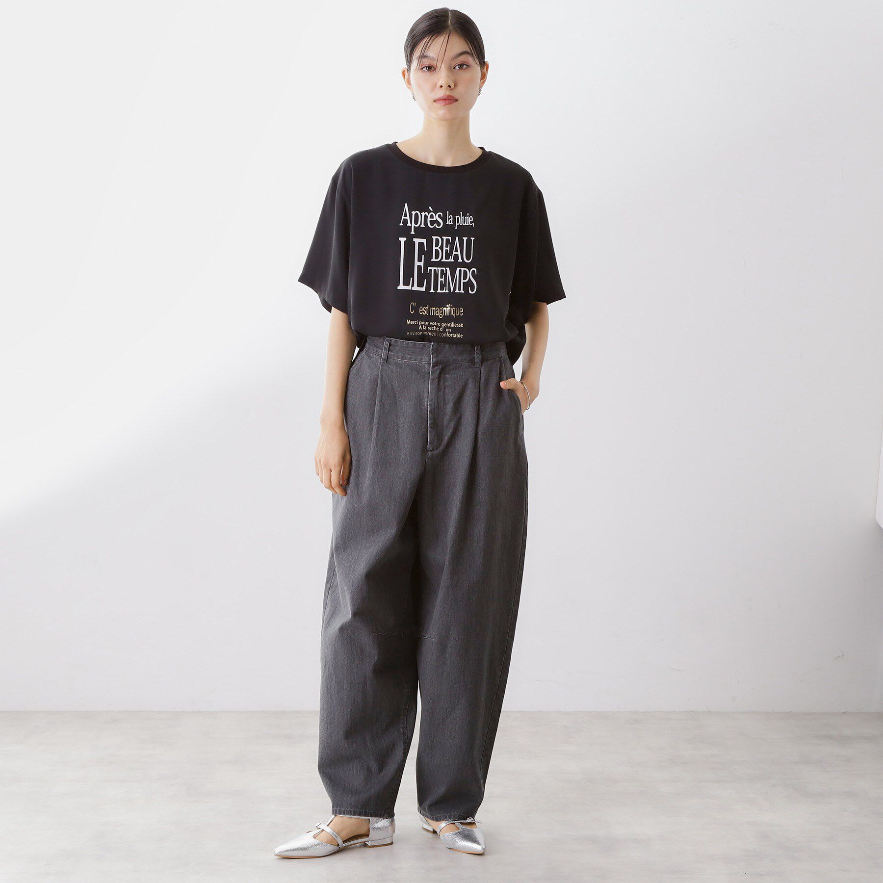 THE SHOP TK「アソートロゴTシャツ【接触冷感/防シワ/吸水速乾/UVケア/洗濯機OK】」|Tシャツ・カットソー|