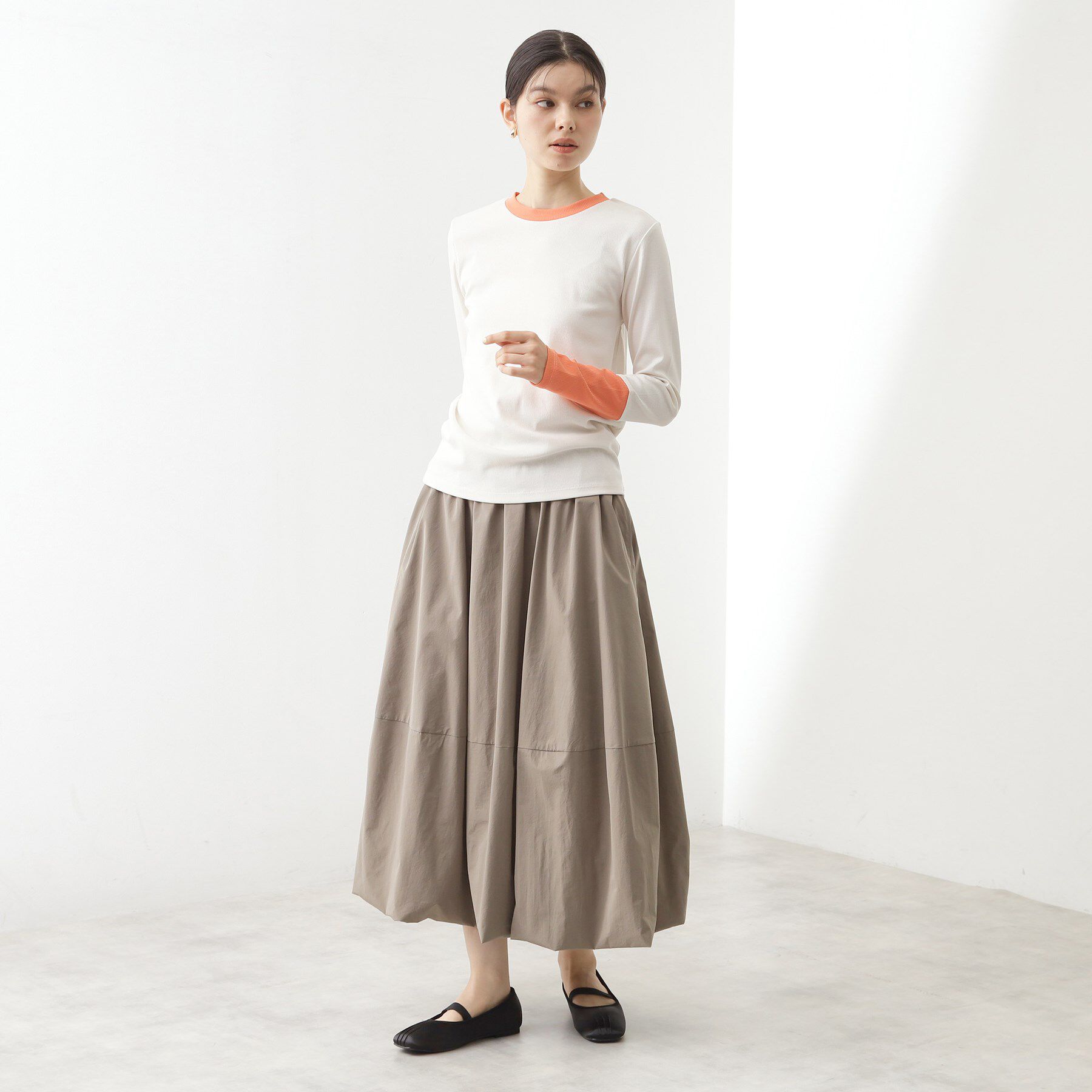 THE SHOP TK「サテンスクエアバレエシューズ」|その他|