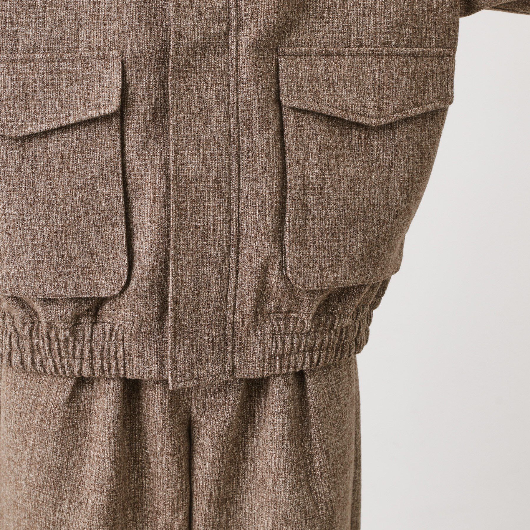 THE SHOP TK「ツイードフライトビッグブルゾン 【洗濯機OK／セットアップ可】」|ブルゾン・スタジャン|