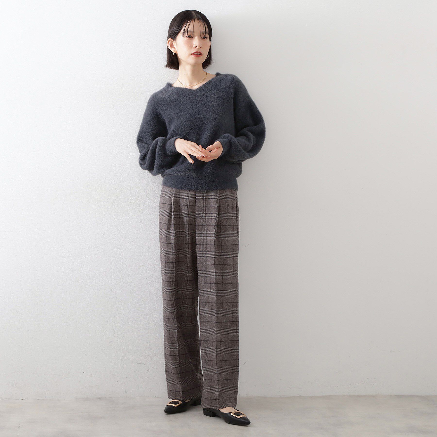 THE SHOP TK「【洗える】上品にきらめく フェザーラメニット」|ニット・セーター|