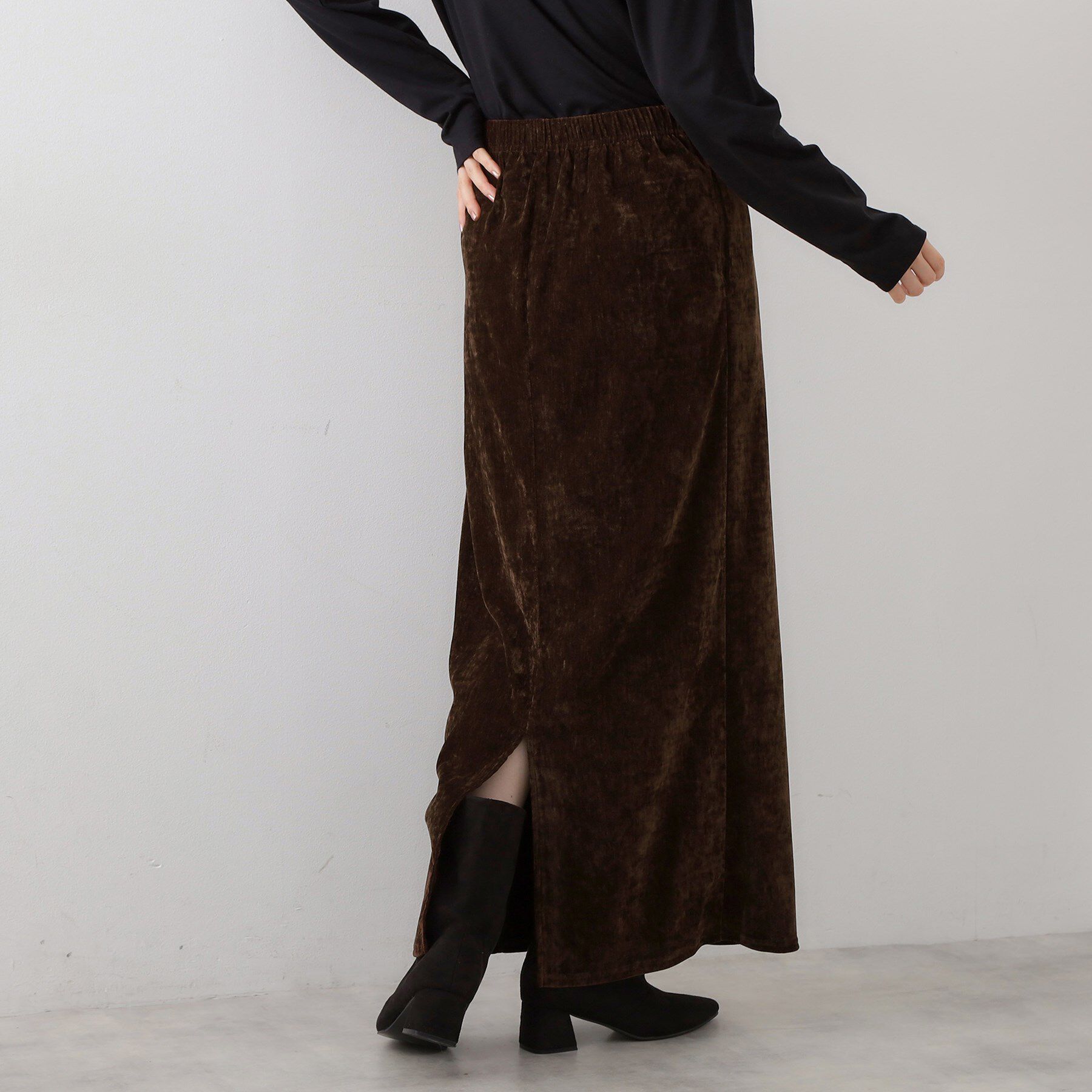 THE SHOP TK「ベロアセットアップ」|スーツ|