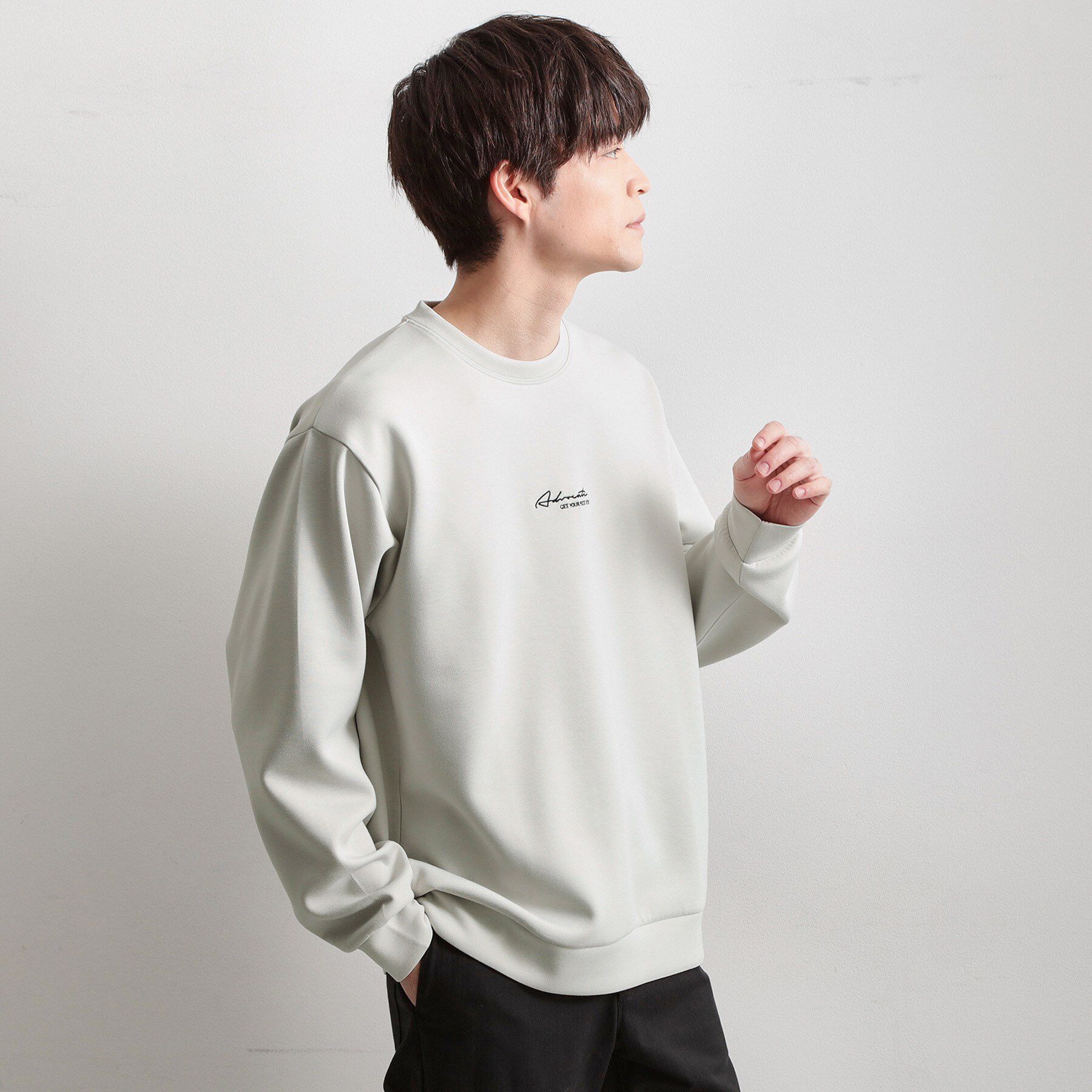 THE SHOP TK「【クリーンで大人っぽい】ロゴスウェット 洗濯機OK」|パーカー|