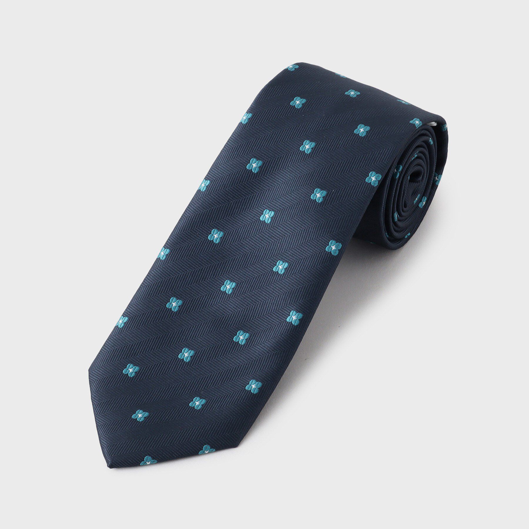 THE SHOP TK「小紋柄 アソート ネクタイ 【洗濯機OK】」|ネクタイ・蝶ネクタイ|ネイビー(194)