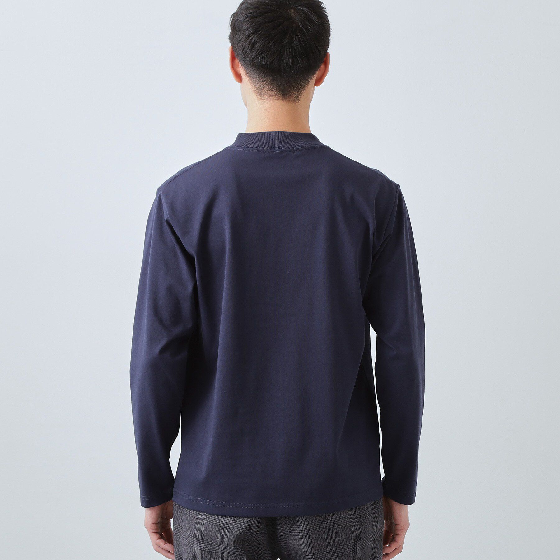 THE SHOP TK「【ジャケットインにもおすすめ】きれいめ長袖Tシャツ 洗濯機OK」|Tシャツ・カットソー|