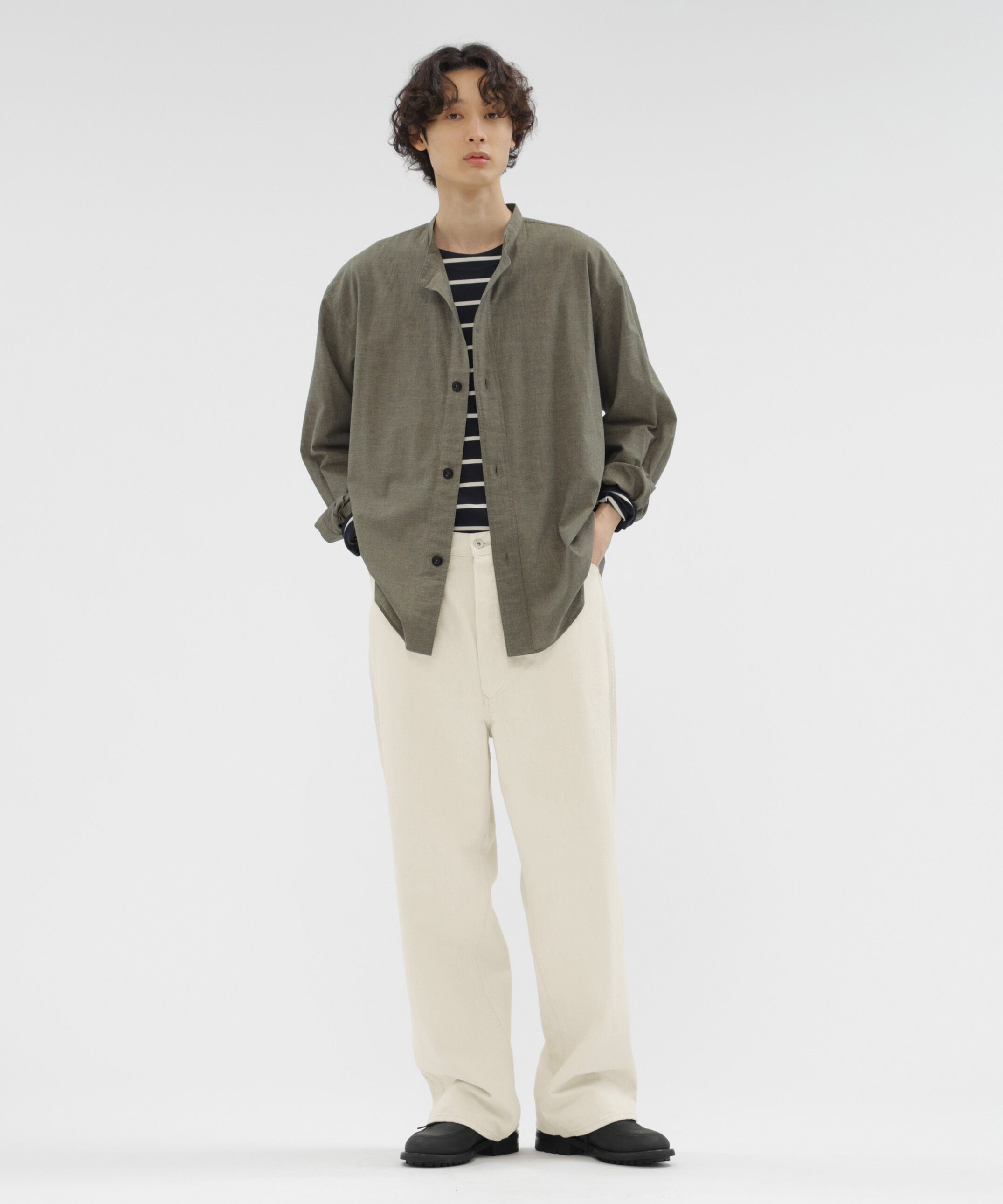 MHL.「CANTON NATURAL DENIM TROUSERS」|その他|