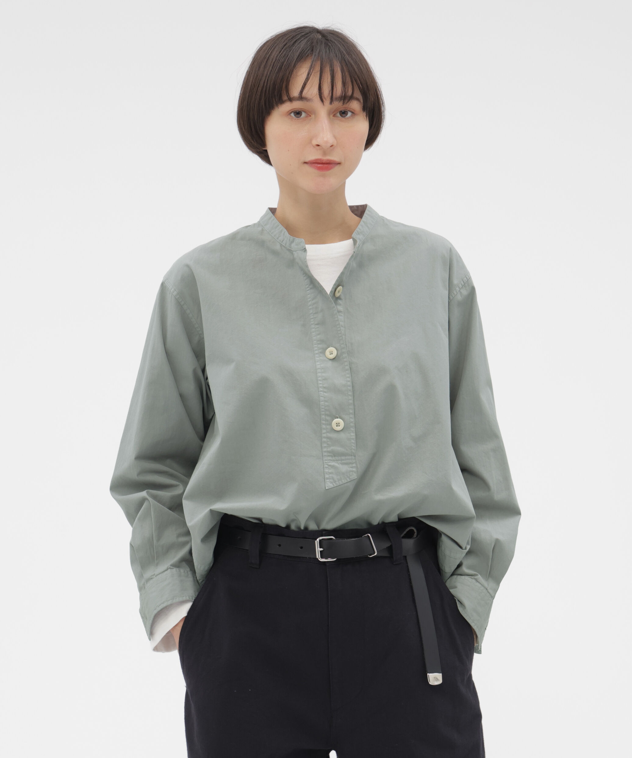 MHL.「COMPACT COTTON POPLIN SHIRT」|シャツ・ブラウス|MINT5