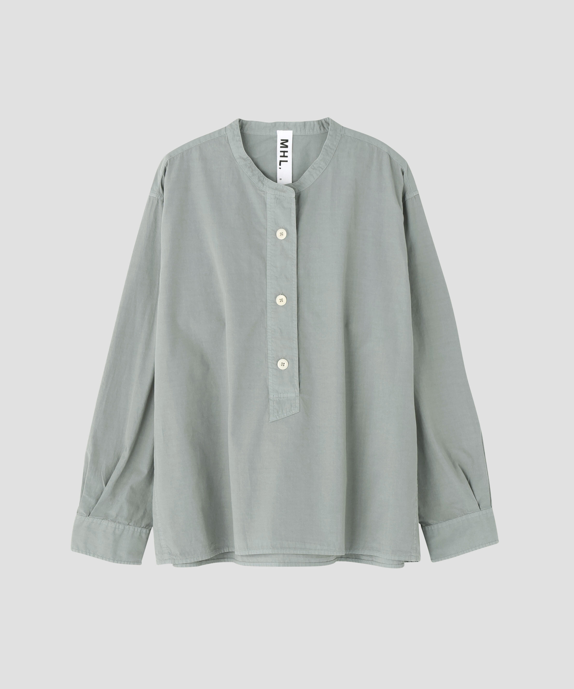 MHL.「COMPACT COTTON POPLIN SHIRT」|シャツ・ブラウス|