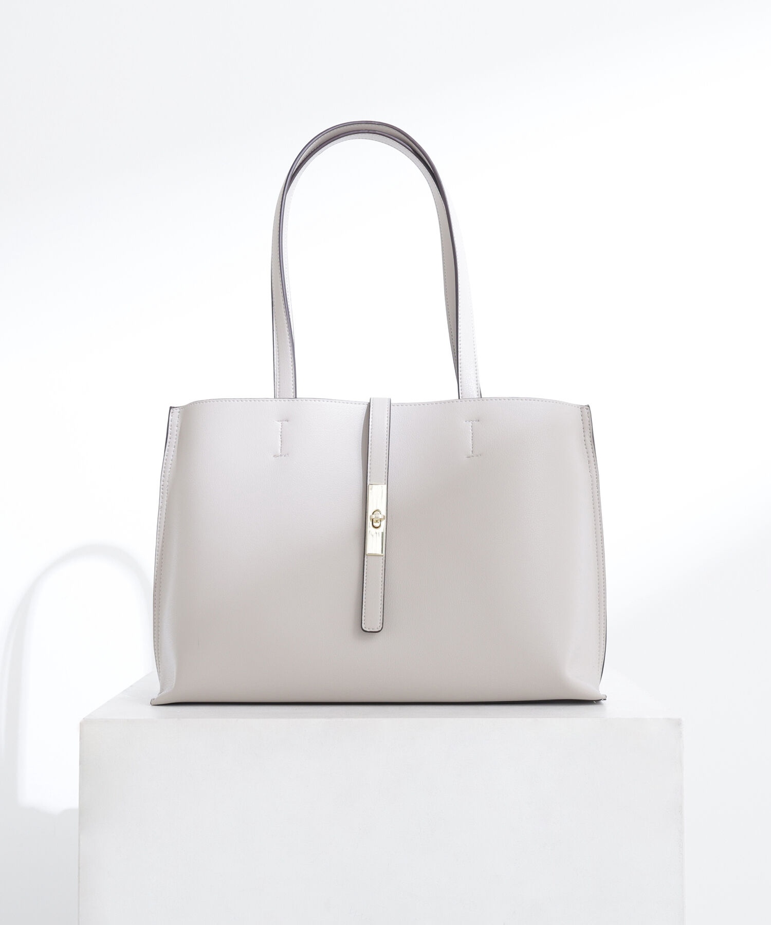  「エブリデイラージトートバッグ」|トートバッグ|ライトグレー