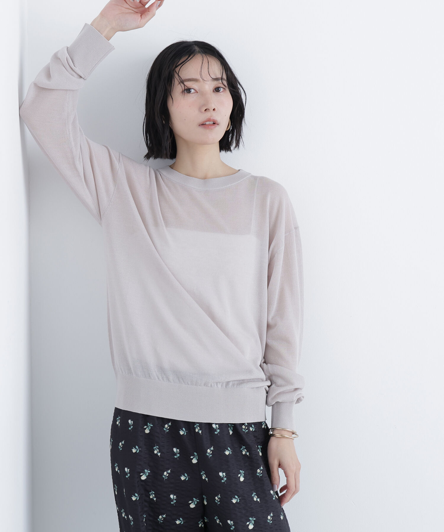  「〈N.〉シアーボクシーニット」|ニット・セーター|