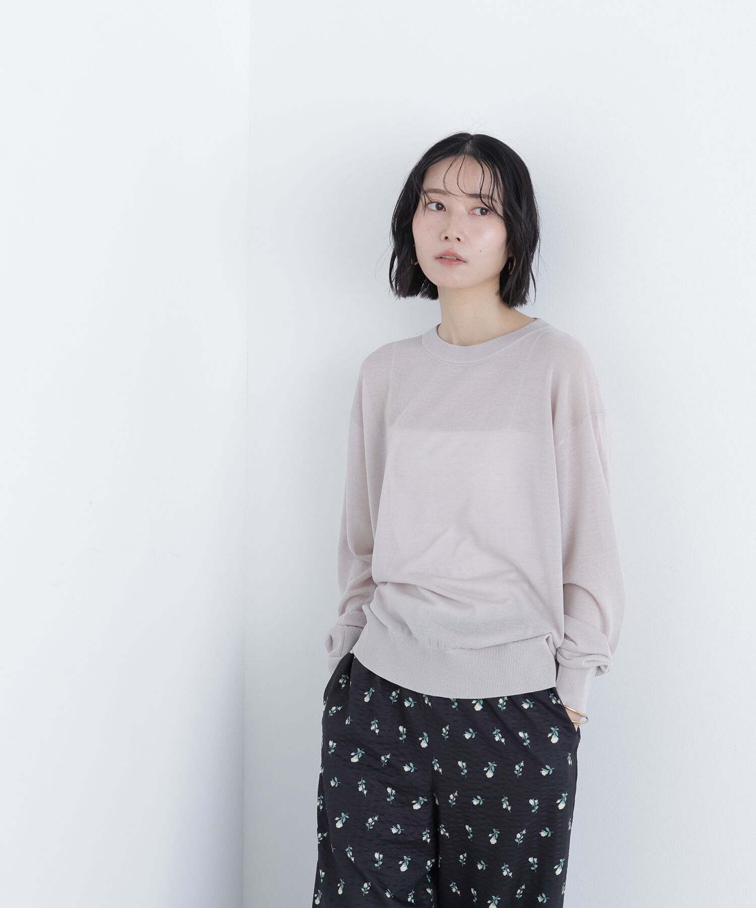  「〈N.〉シアーボクシーニット」|ニット・セーター|