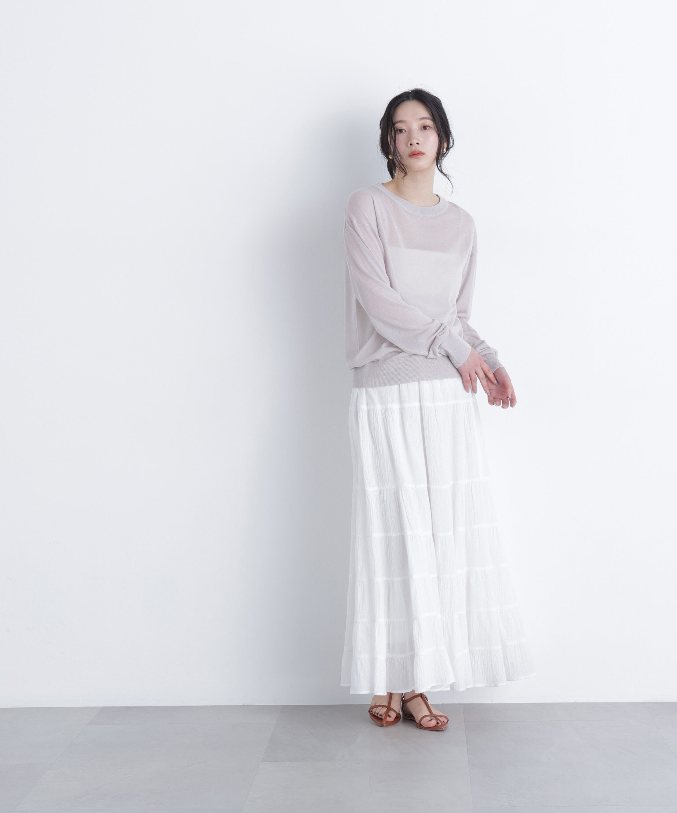  「〈N.〉シアーボクシーニット」|ニット・セーター|