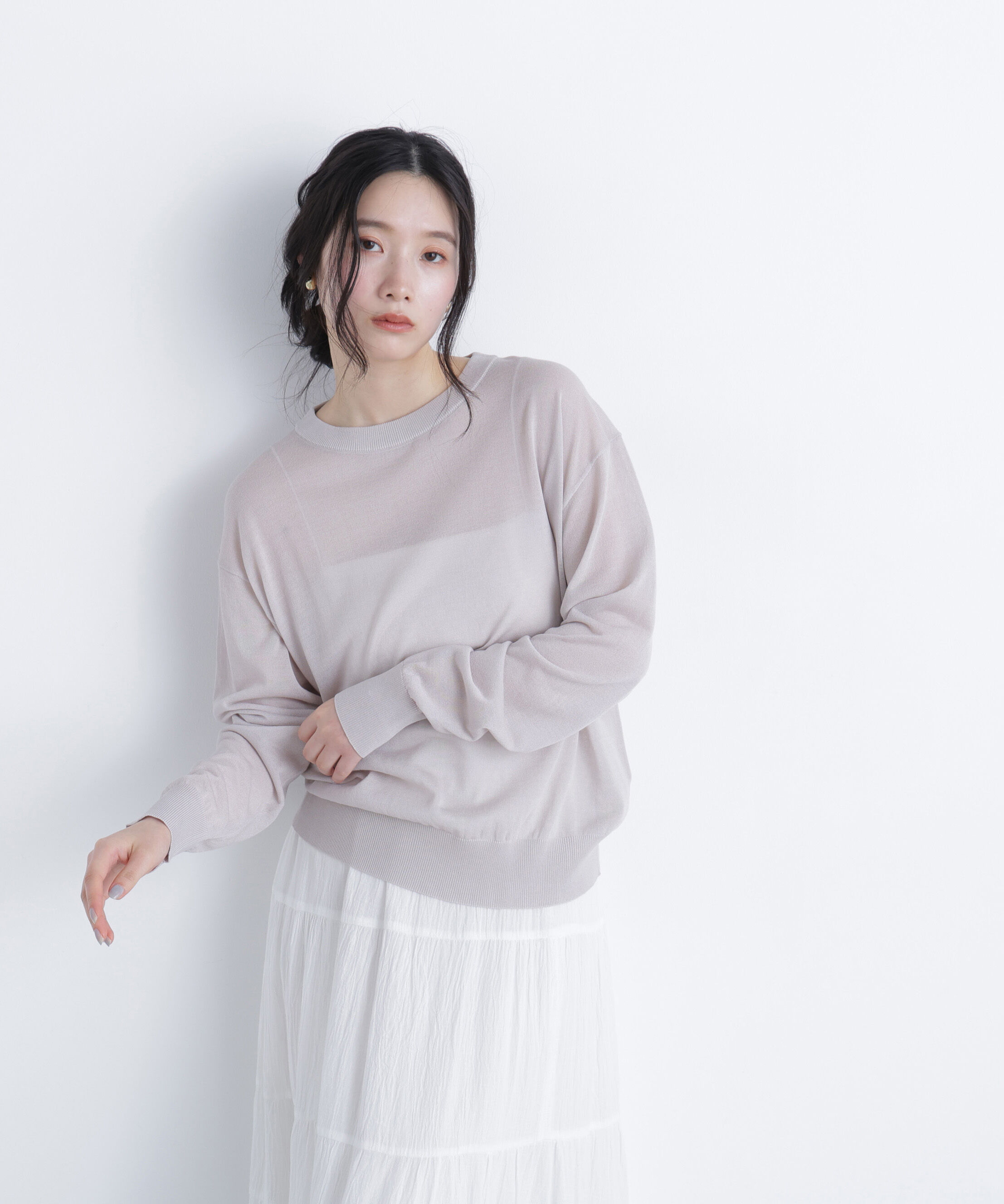  「〈N.〉シアーボクシーニット」|ニット・セーター|