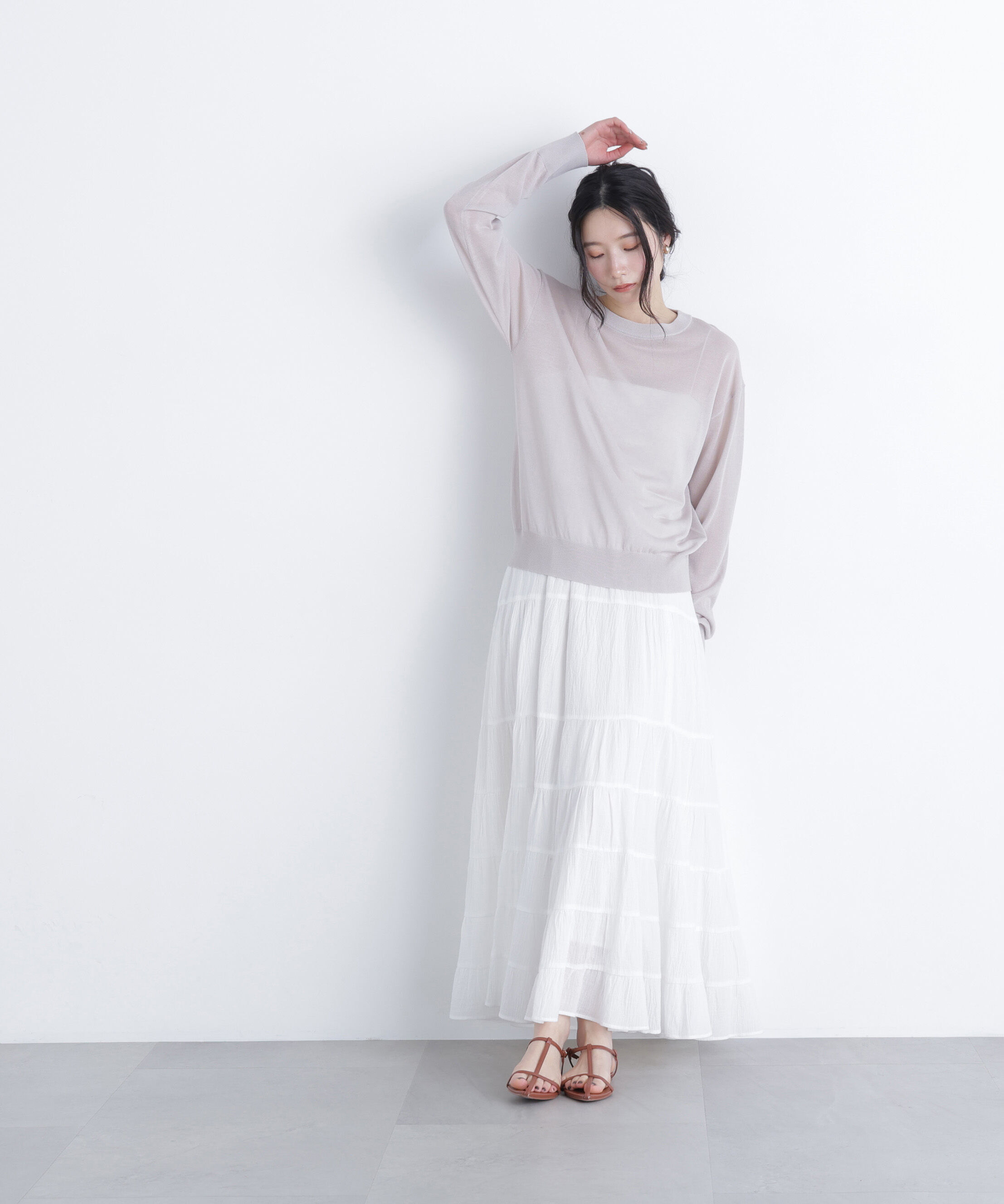  「〈N.〉シアーボクシーニット」|ニット・セーター|