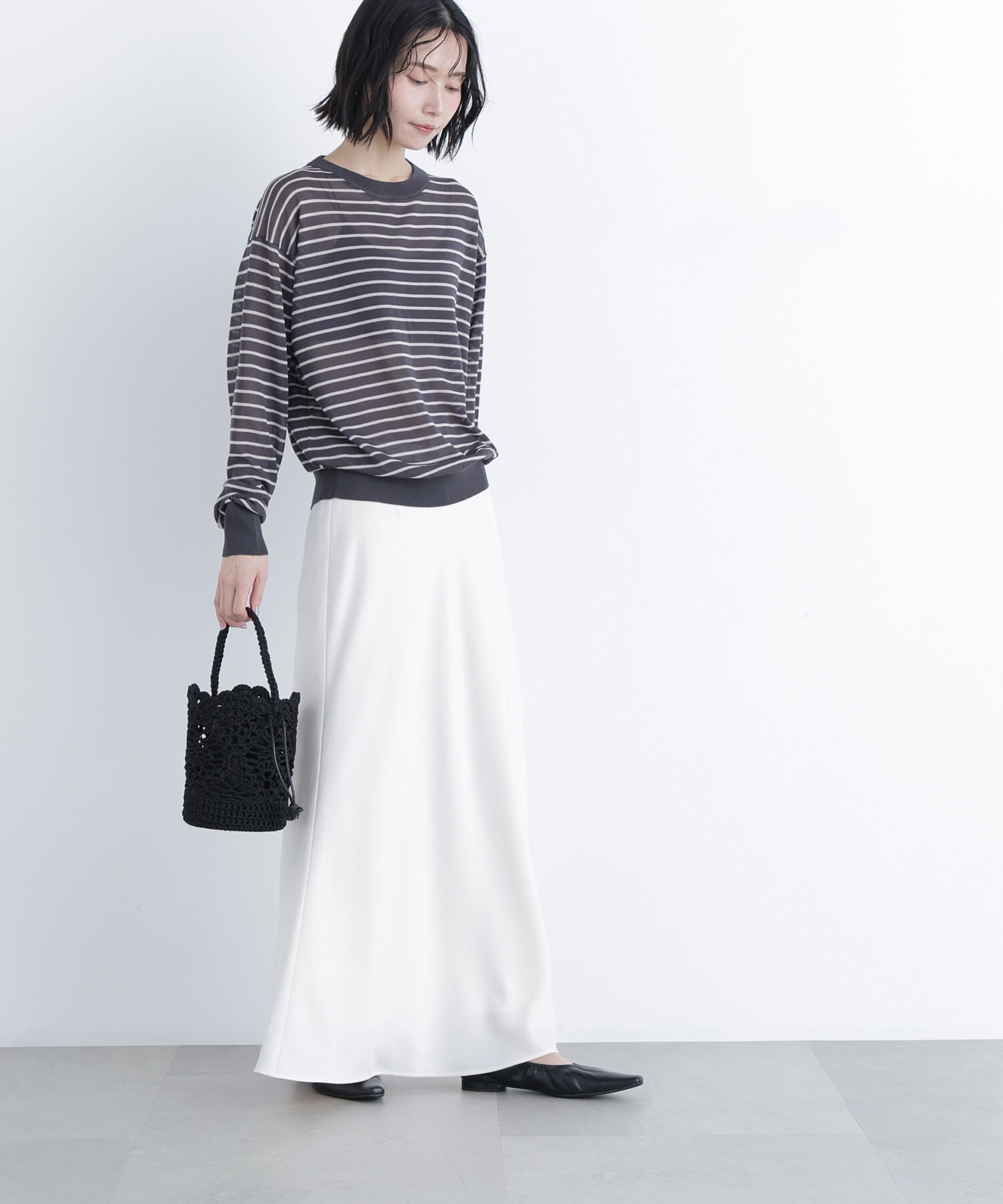  「〈N.〉シアーボクシーニット」|ニット・セーター|