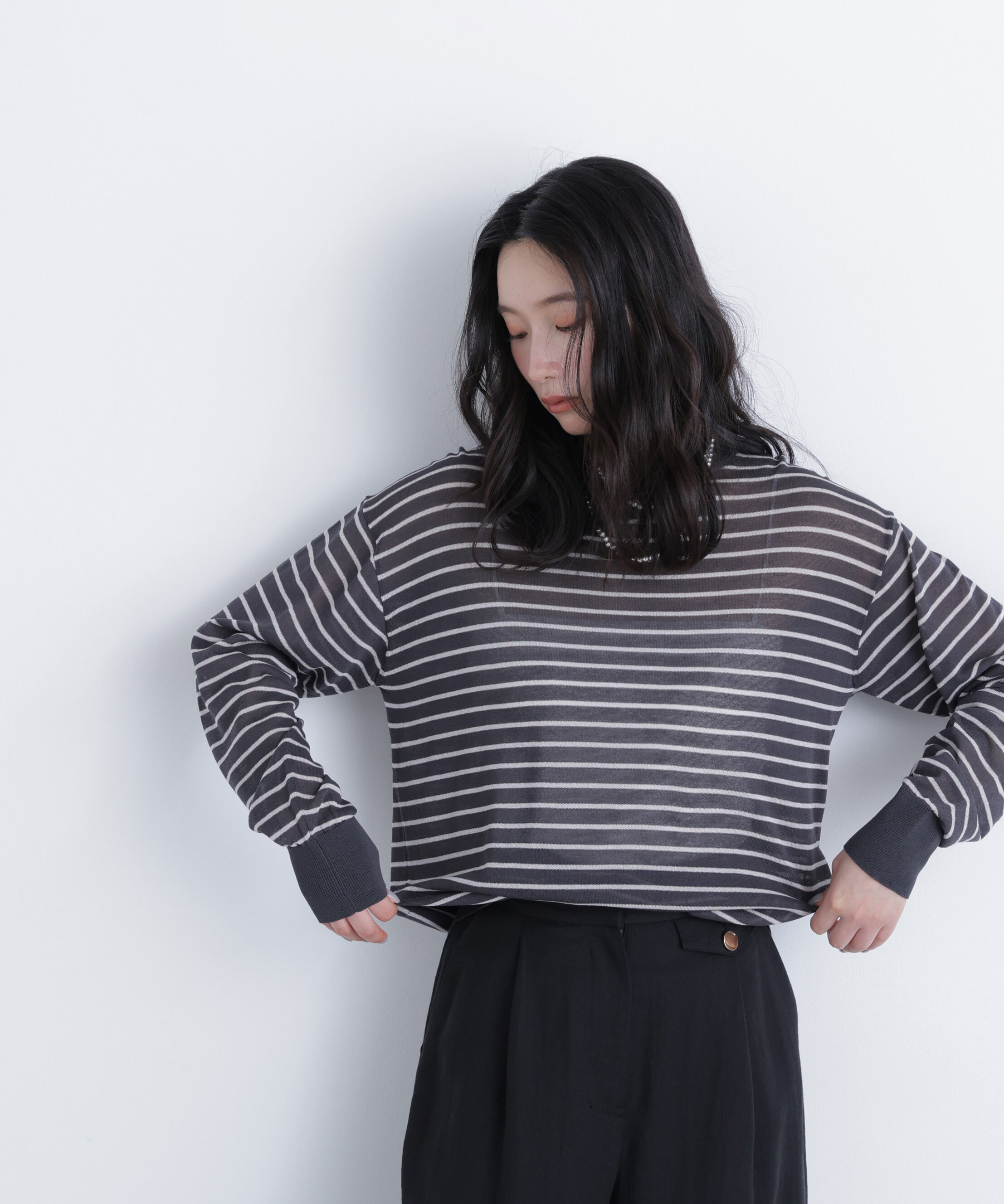  「〈N.〉シアーボクシーニット」|ニット・セーター|