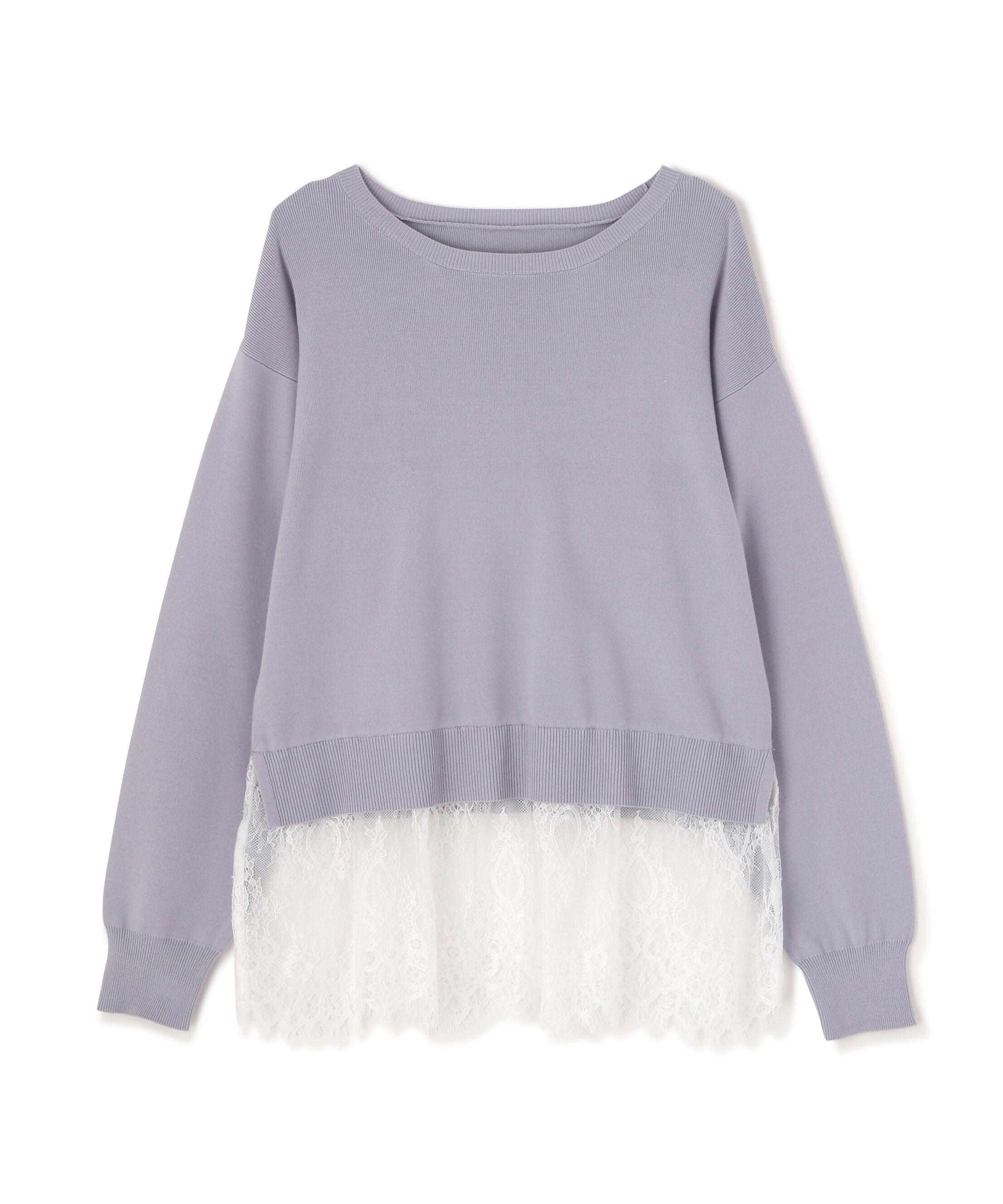  「レースドッキングニット」|ニット・セーター|